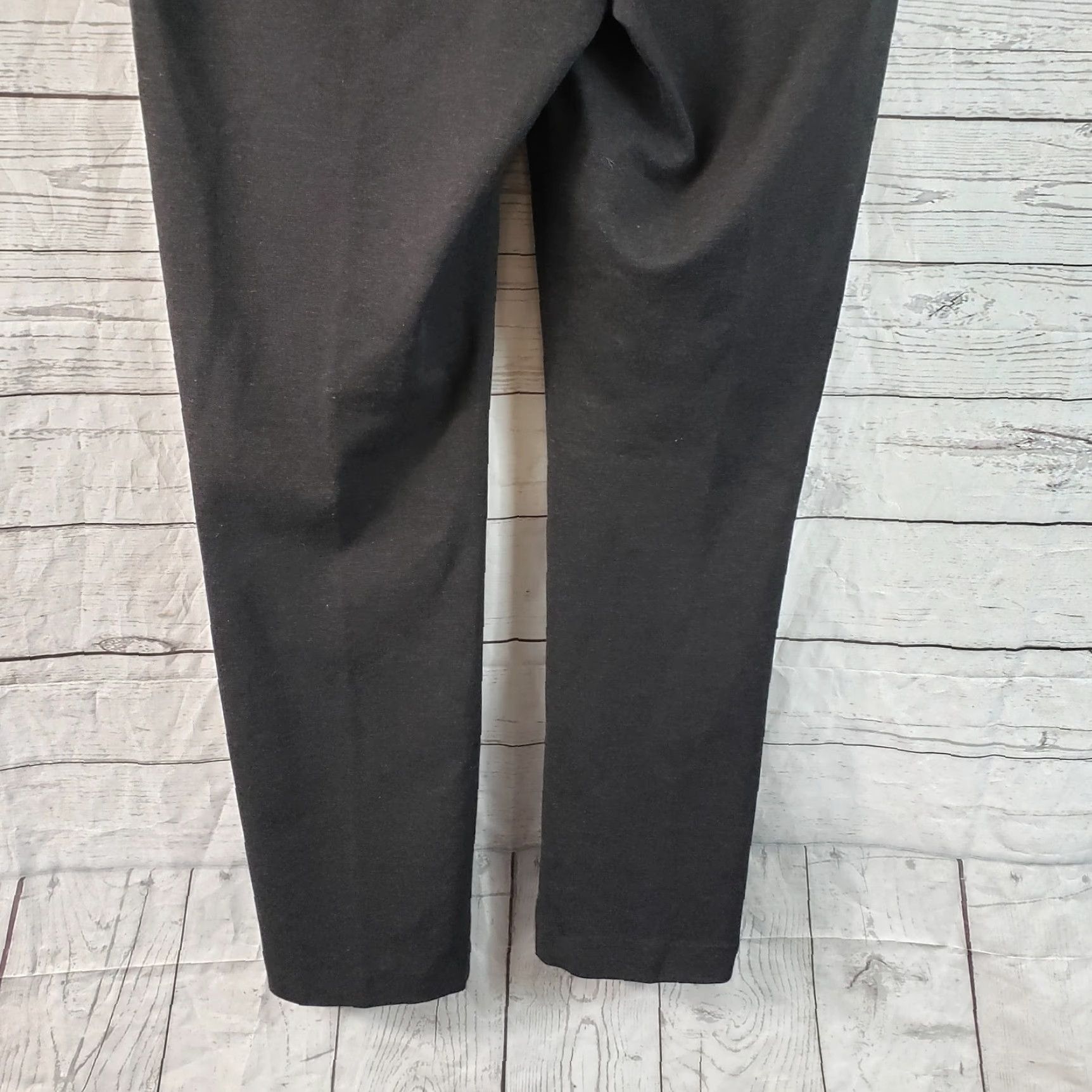 Vintage Chico's Women's Front Seam Ponte Knit Pants Sz 6 Gray Mid Rise Zip Pants Costume? No. Size 28" / US 6 / IT 42 - 5 Thumbnail