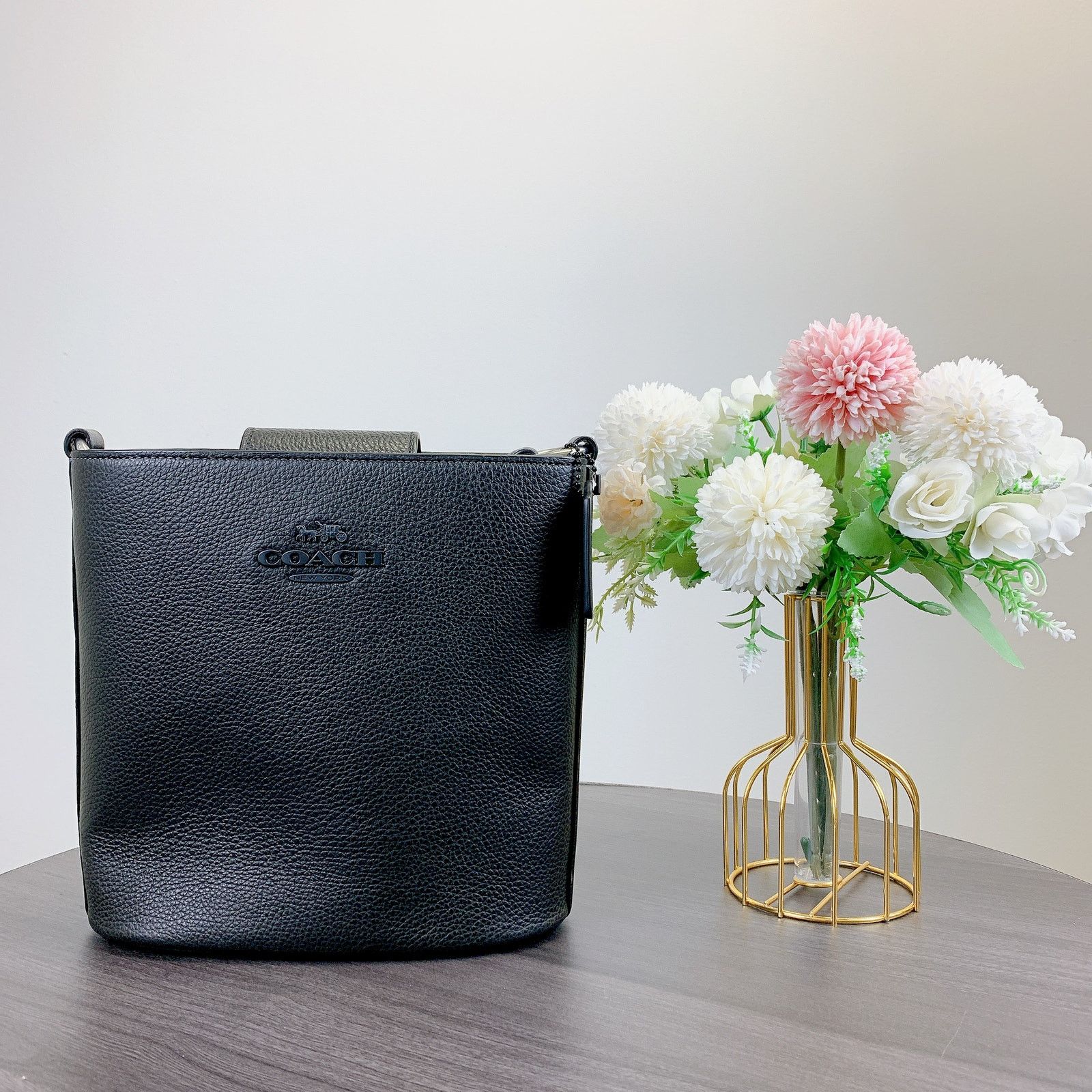 Coach Coach CR153 Sophie Bucket Bag IN Black Size ONE SIZE - 3 Thumbnail