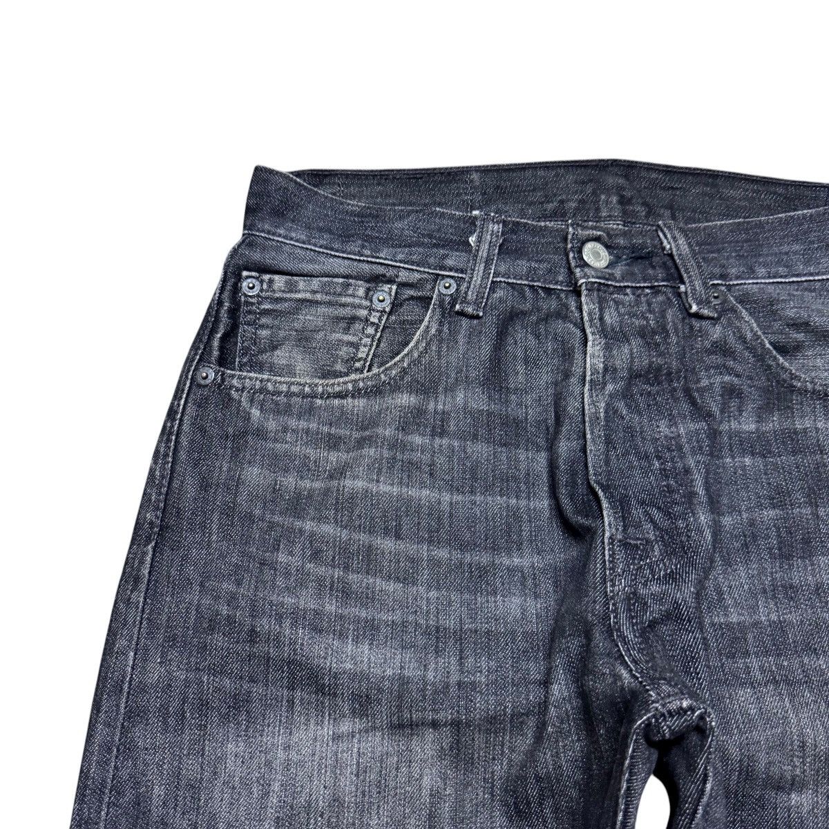 Levi's Levis 501 Black Denim Jeans Size US 30 / EU 46 - 4 Thumbnail