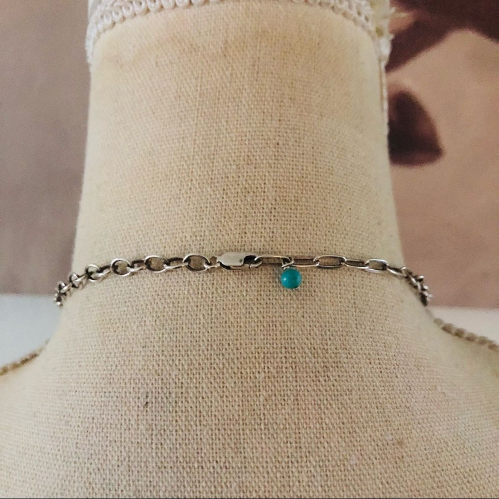 Jewelry Simulated turquoise 925 sterling necklace Size ONE SIZE - 4 Thumbnail