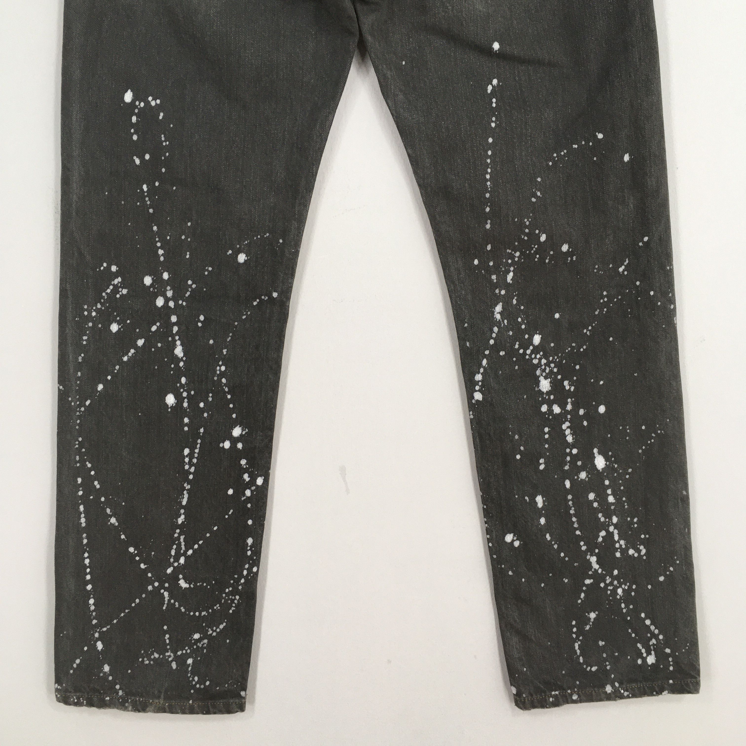 Levi's Size 29x29 Vintage 90s Levi's 505 Faded Black Jeans S1277 Size US 29 - 10 Thumbnail