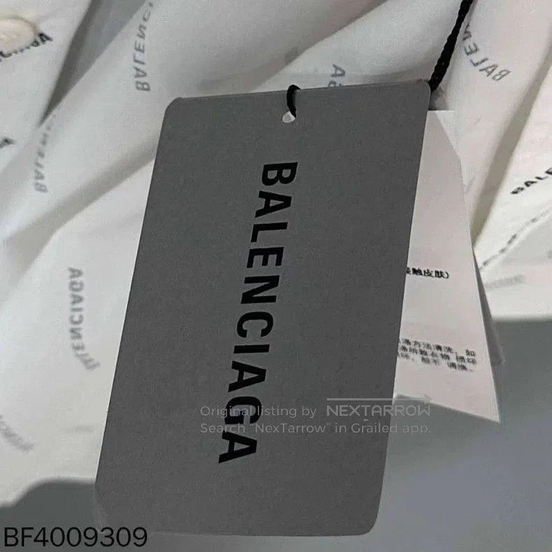 Balenciaga Balenciaga Logo Print Button Up Shirt. Size US XS / EU 42 / 0 - 5 Thumbnail