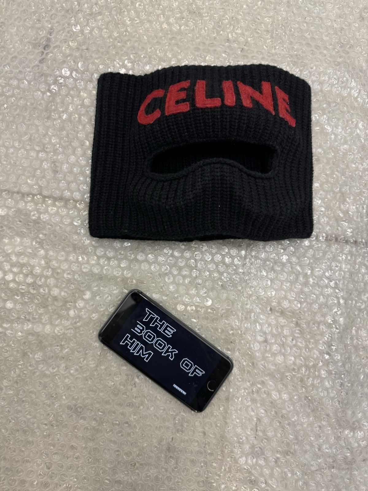 Celine × Vintage Celine Angora AW21 Face Ski Mask Size ONE SIZE - 1 Thumbnail