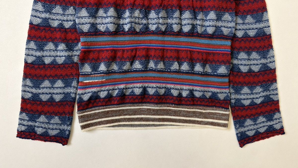 Comme des Garcons S/S 02 Patterned Wool Mixed Tension Sweater Size US M / EU 48-50 / 2 - 17 Thumbnail