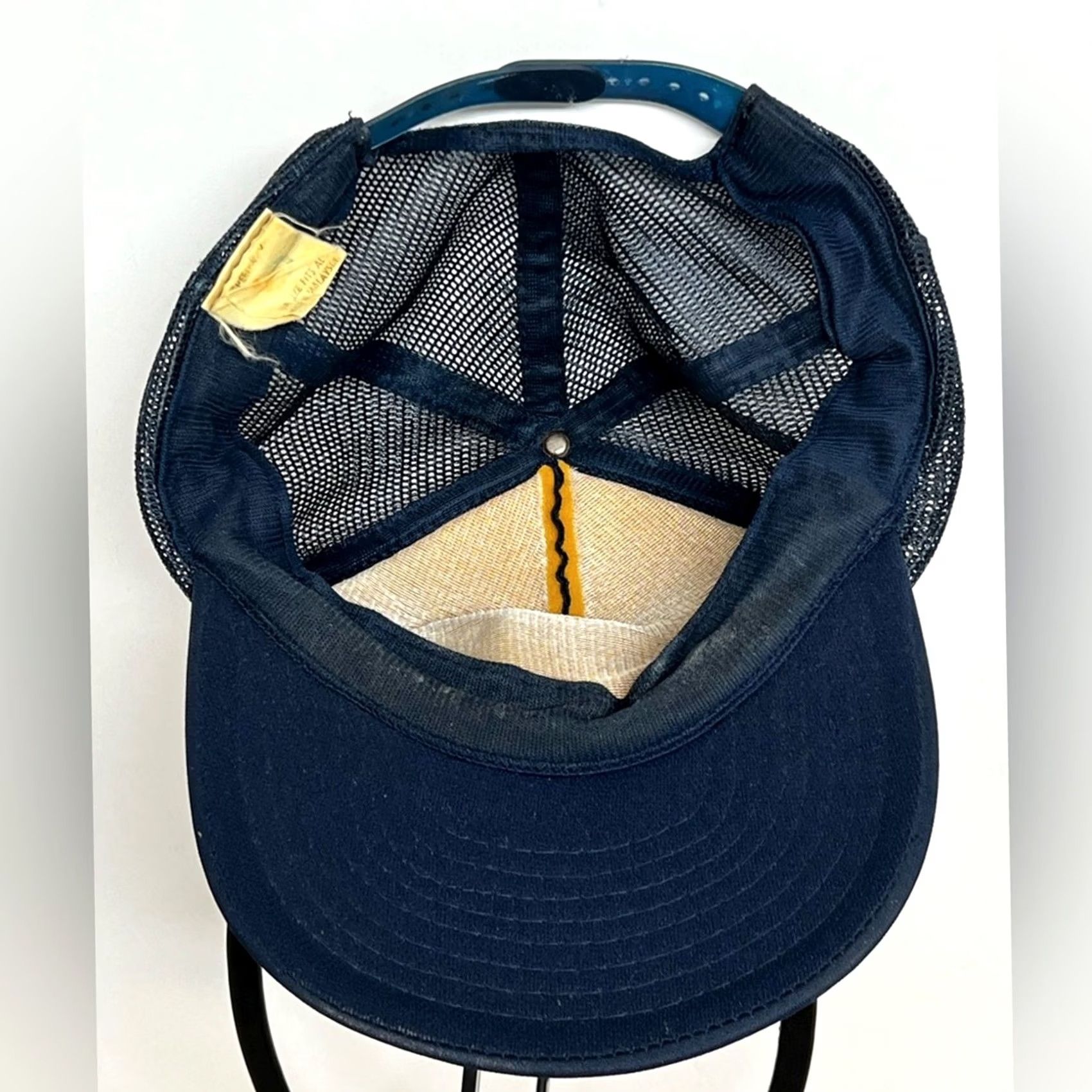 Vintage VINTAGE 80’s Soviet Union State Security Police KGB Cap Hat Trucker Hat Men Blue One Size Size ONE SIZE - 5 Thumbnail