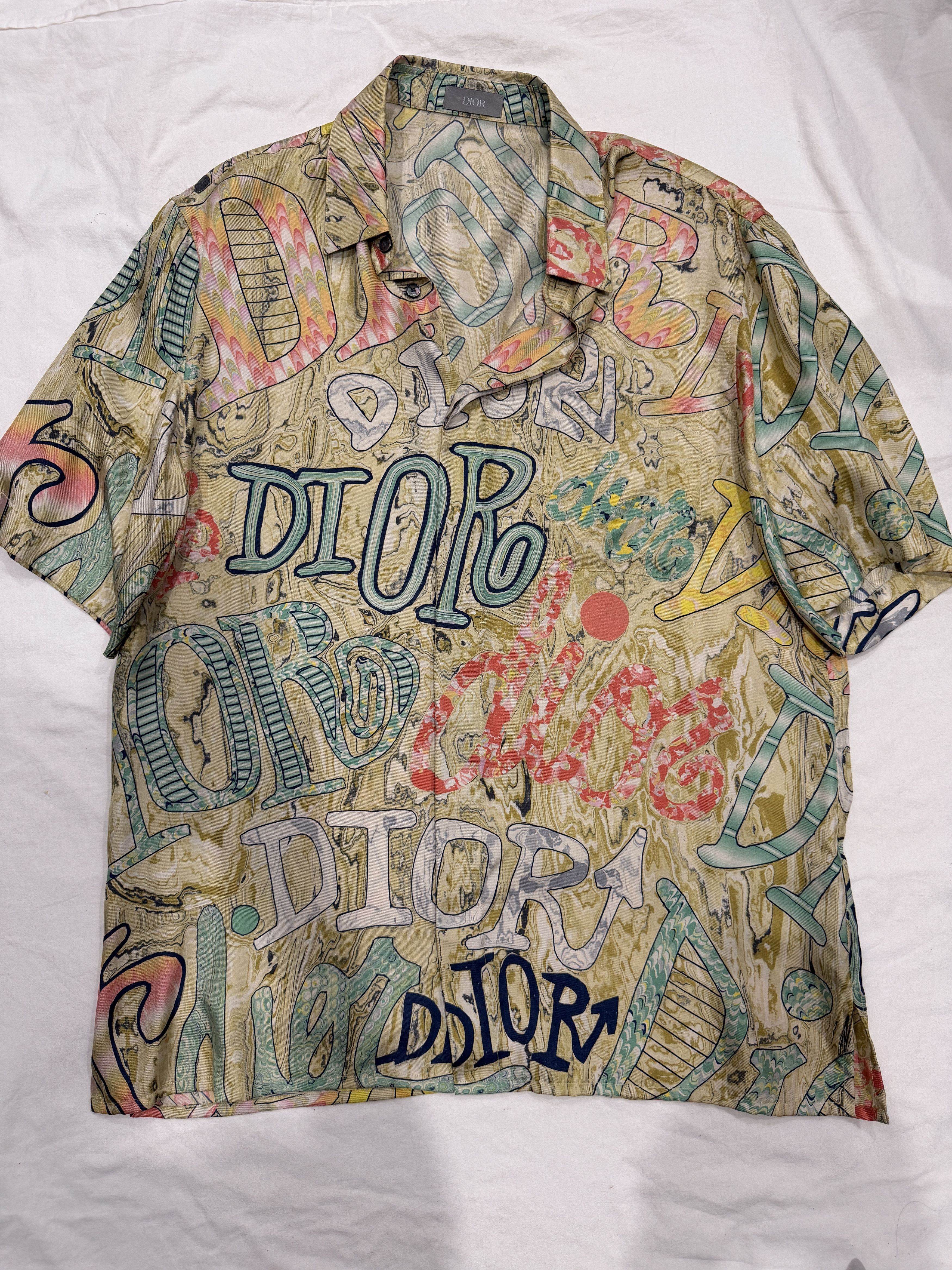 Stussy Stussy Crocodile Print Silk Shirt | Grailed