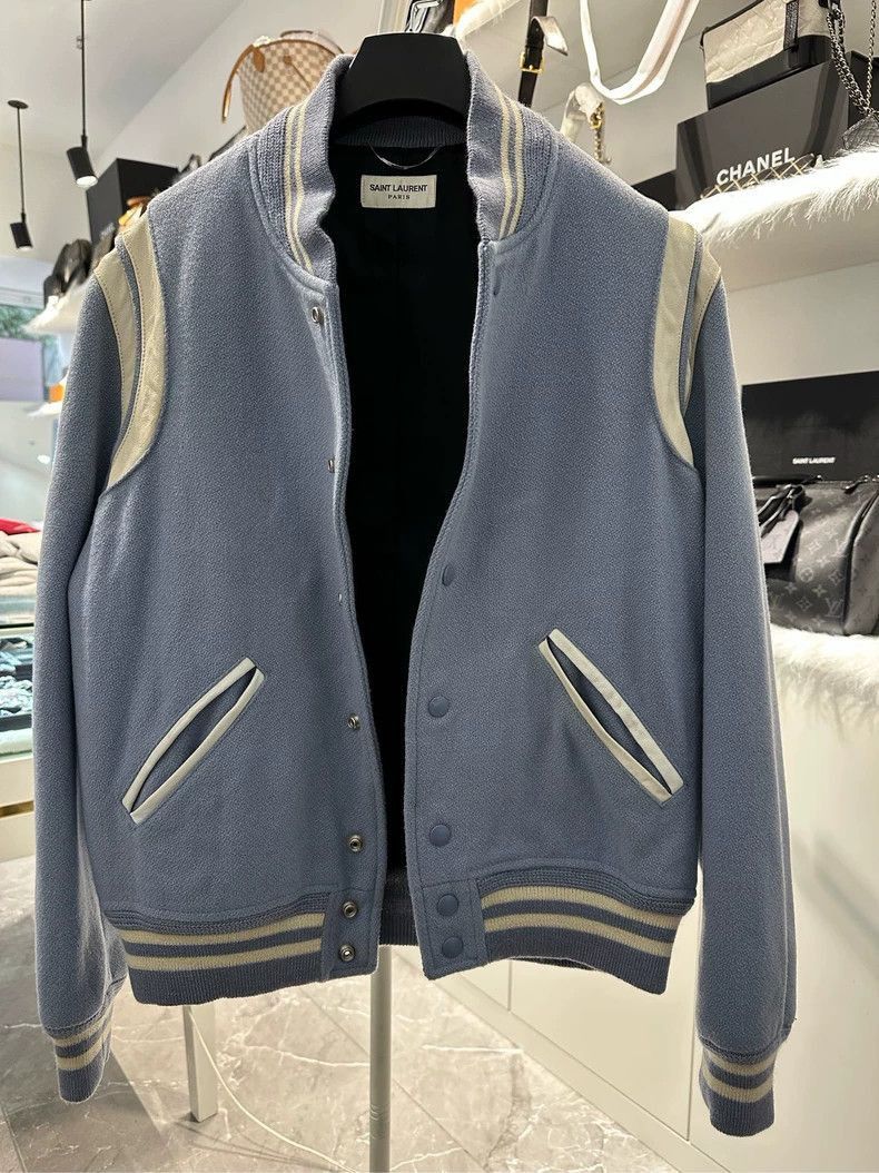 Saint Laurent Paris Saint Laurent Paris Classic baseball jacket-2506 Size US S / EU 44-46 / 1 - 1 Thumbnail