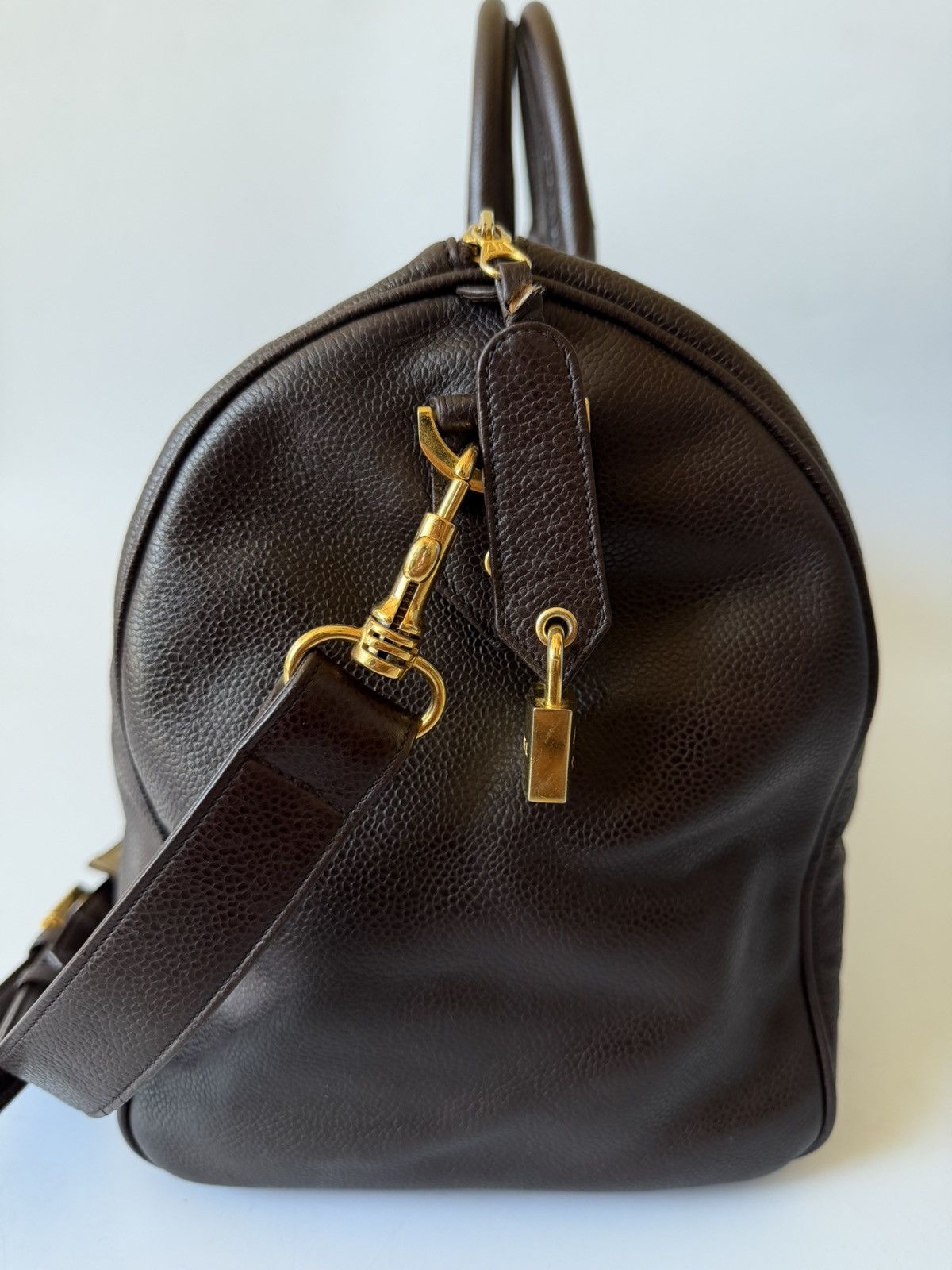 Chanel Vintage Chanel Brown Caviar Boston bag Size ONE SIZE - 6 Thumbnail