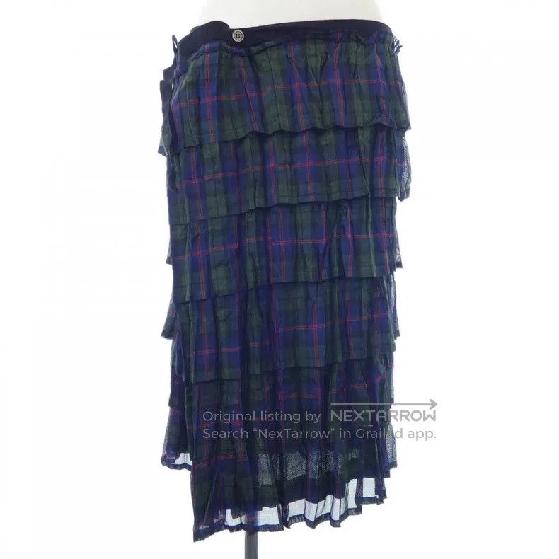 Comme des Garcons Comme des Garcons size M Plaid layered half skirt Size 22" - 1 Thumbnail