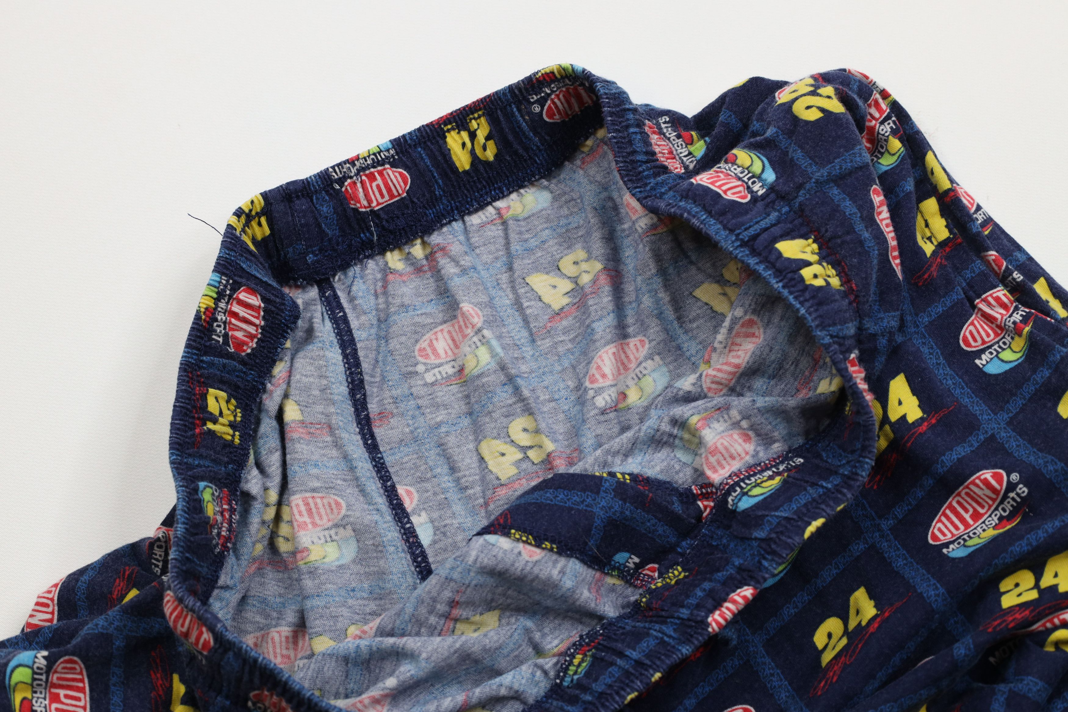 Vintage Vintage NASCAR Jeff Gordon Racing Wide Leg Pajama Pants Blue Size US 34 / EU 50 - 9 Thumbnail