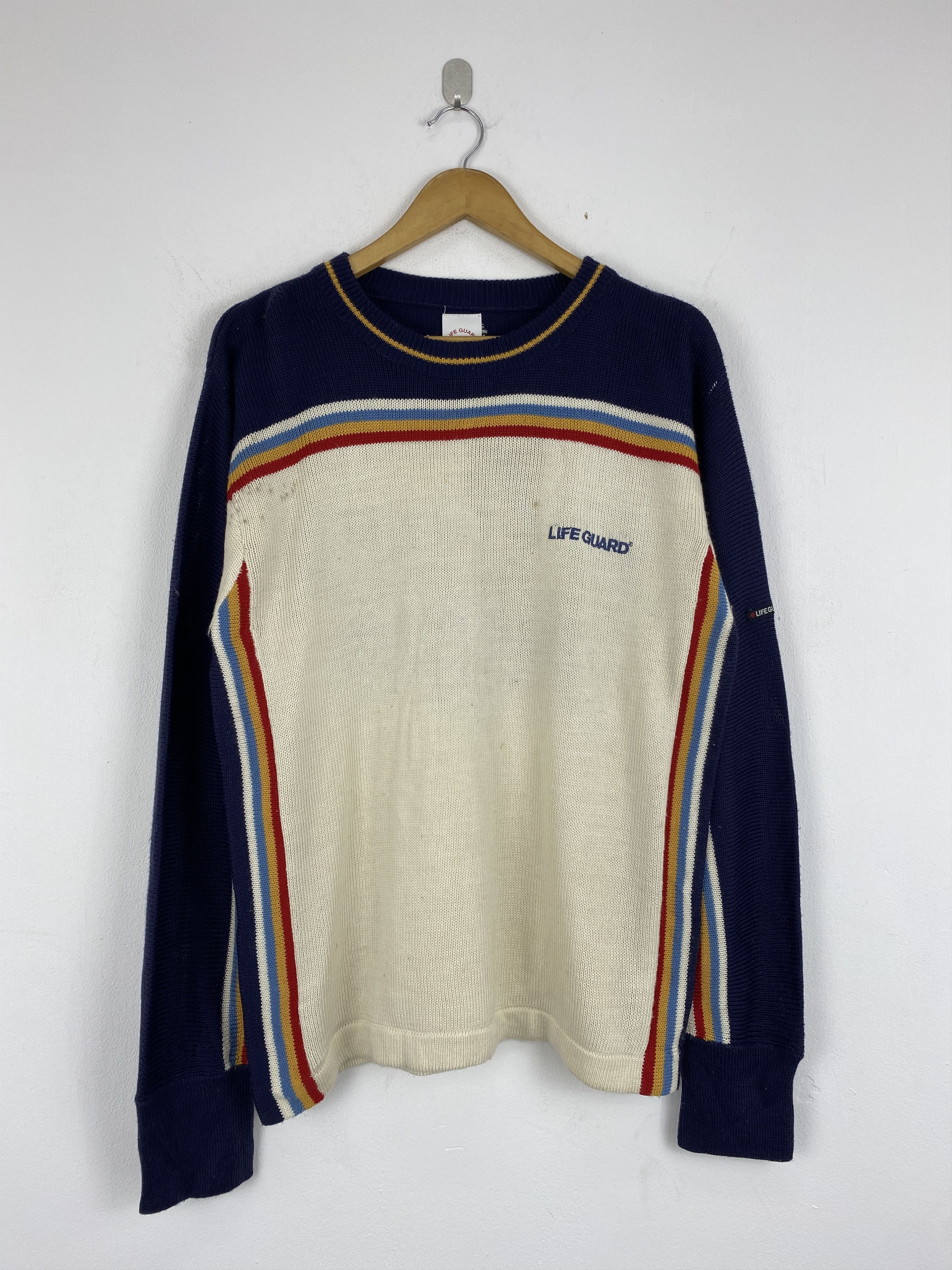 Japanese Brand × Vintage Vintage Lifeguard Long Sleeves Knitwear Size US M / EU 48-50 / 2 - 3 Thumbnail