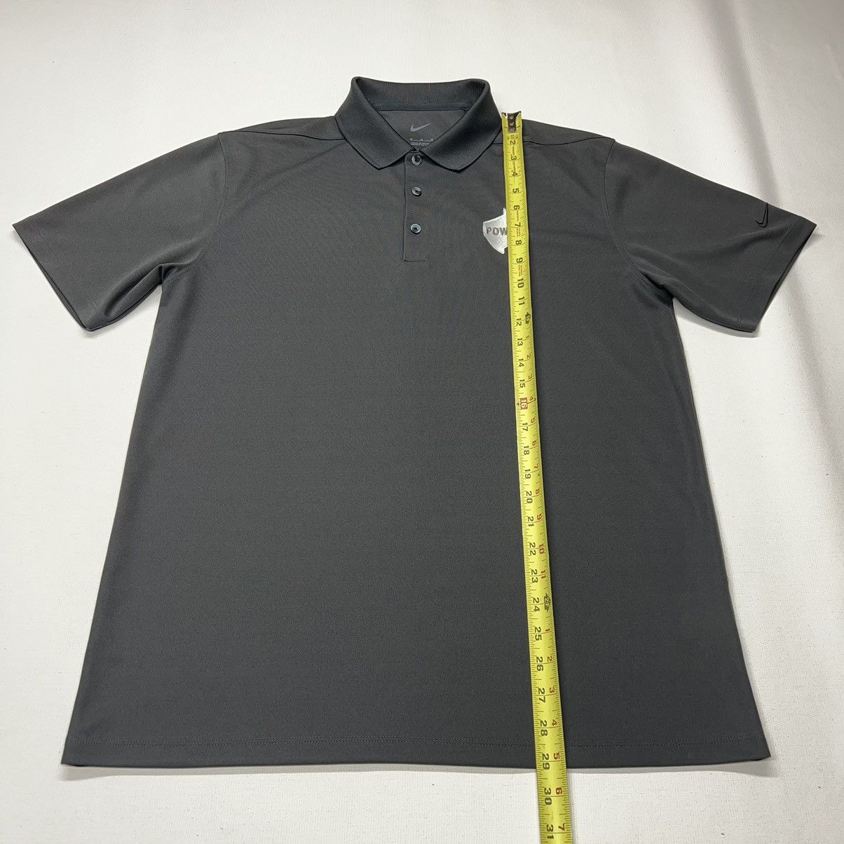 Nike Nike Polo Shirt Grey Golf Embroidered Power Logo Athletic Size US M / EU 48-50 / 2 - 15 Thumbnail