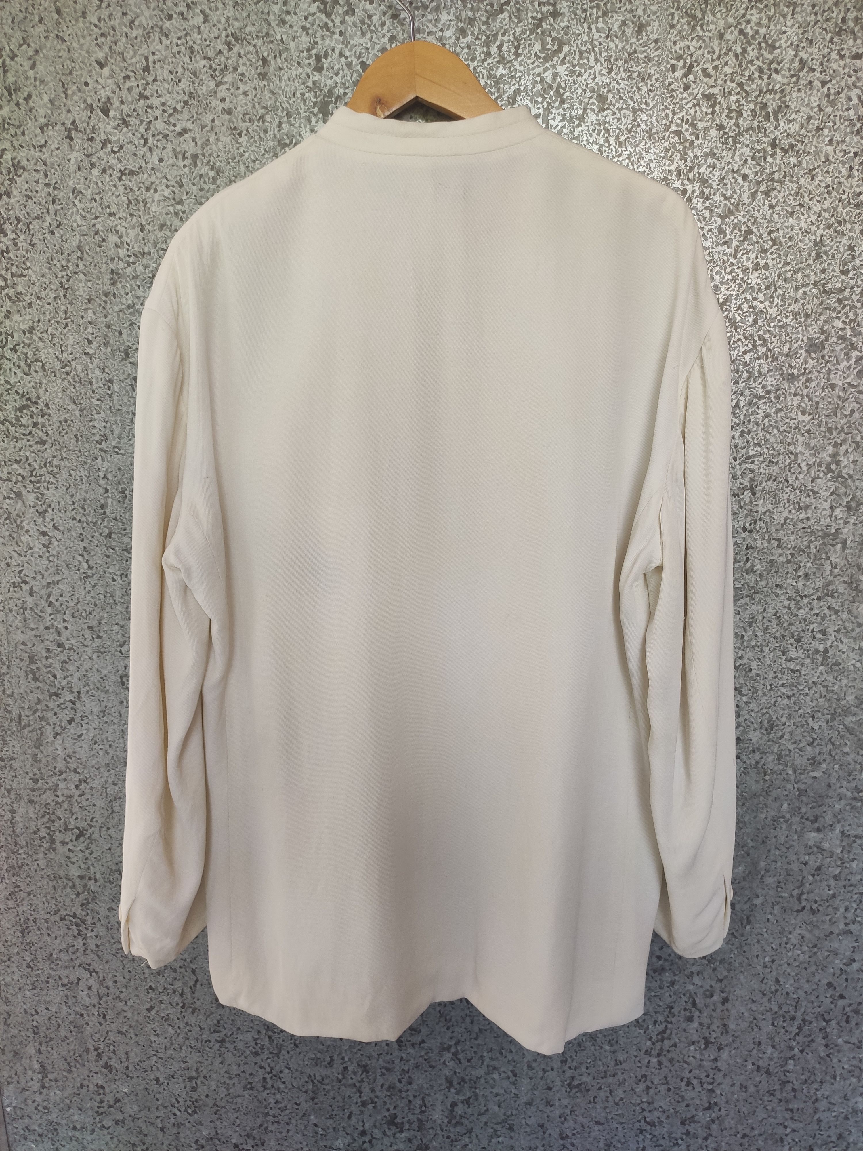 Issey Miyake Issey Miyake blouse jacket cheong sam neck linen rayon Size US L / EU 52-54 / 3 - 3 Thumbnail