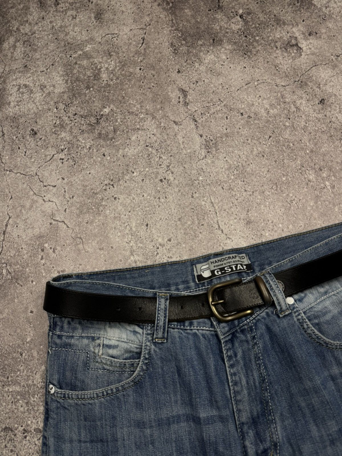 Japanese Brand 00’s NUMBER NINE STYLE JAPAN LEATHER Y2K BELT VINTAGE Size ONE SIZE - 2 Thumbnail