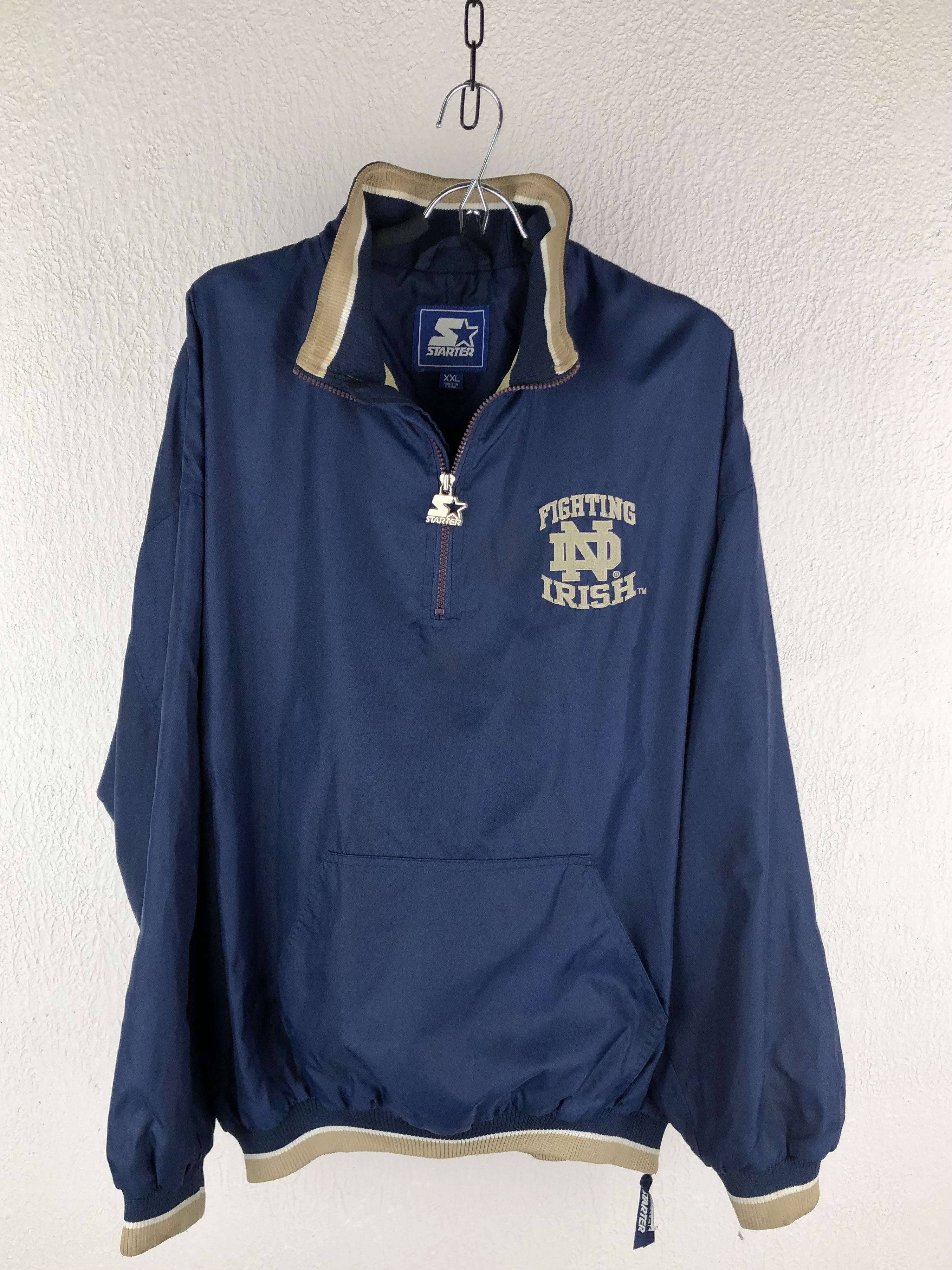 Maillot De Hockey Vintage Notre Dame Fighting Irish - Starter - Taille L - Années 90