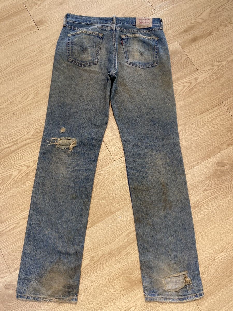 Levi's Levi’s Vintage Distress Rusty Mud Wash Loose Style Jeans Size US 30 / EU 46 - 3 Thumbnail