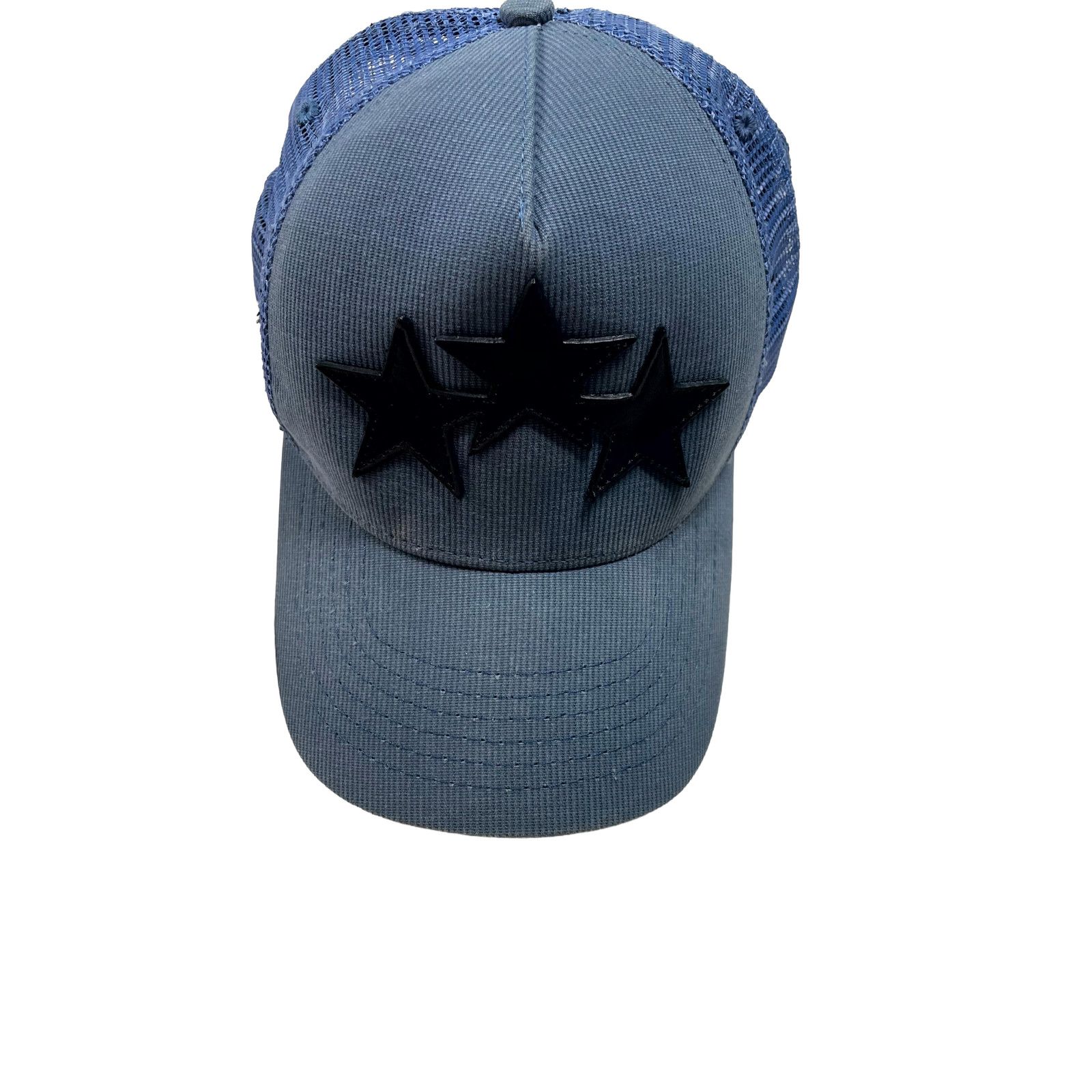 Amiri 3 Star Blue & Black Hat
