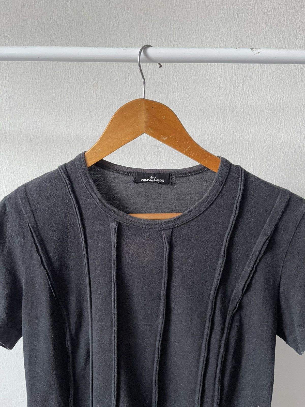 Comme des Garcons Homme Plus 2008 Comme Des Garcons Tricots Cut Tee Size US S / EU 44-46 / 1 - 5 Thumbnail