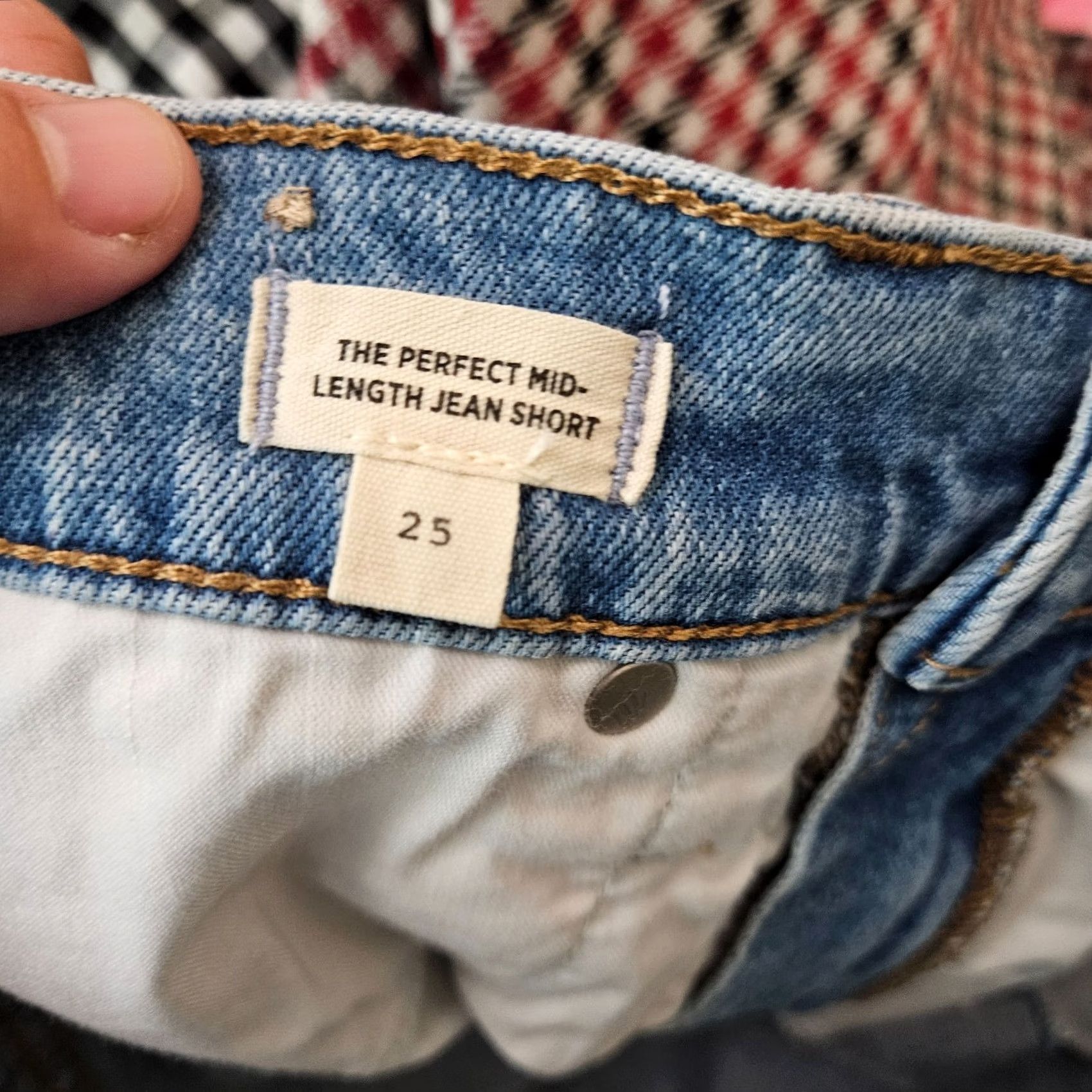 Madewell Madewell THE PERFECT MID-LENGTH JEAN SHORTBlue Women's Size 25 Regular Slim (Stretch) Denim Shorts Men? Size 42" / US 20 - 5 Thumbnail