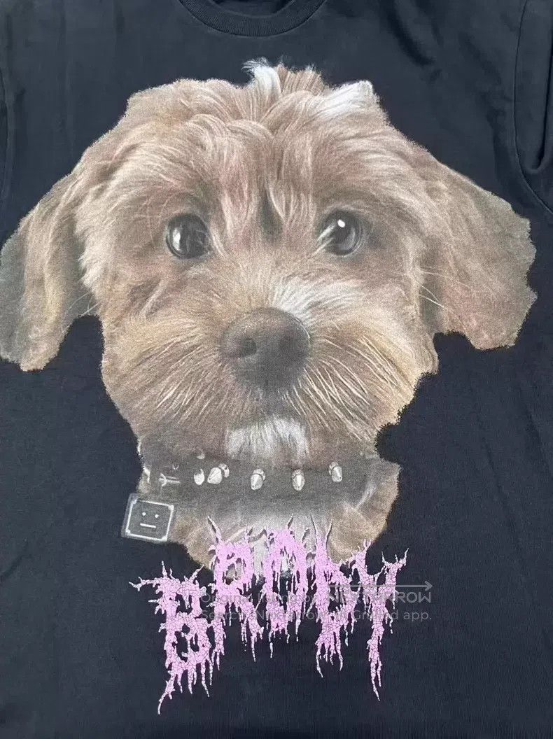Acne Studios Acne Studios Dog image print distressed short-sleeve Size US XL / EU 56 / 4 - 2 Thumbnail