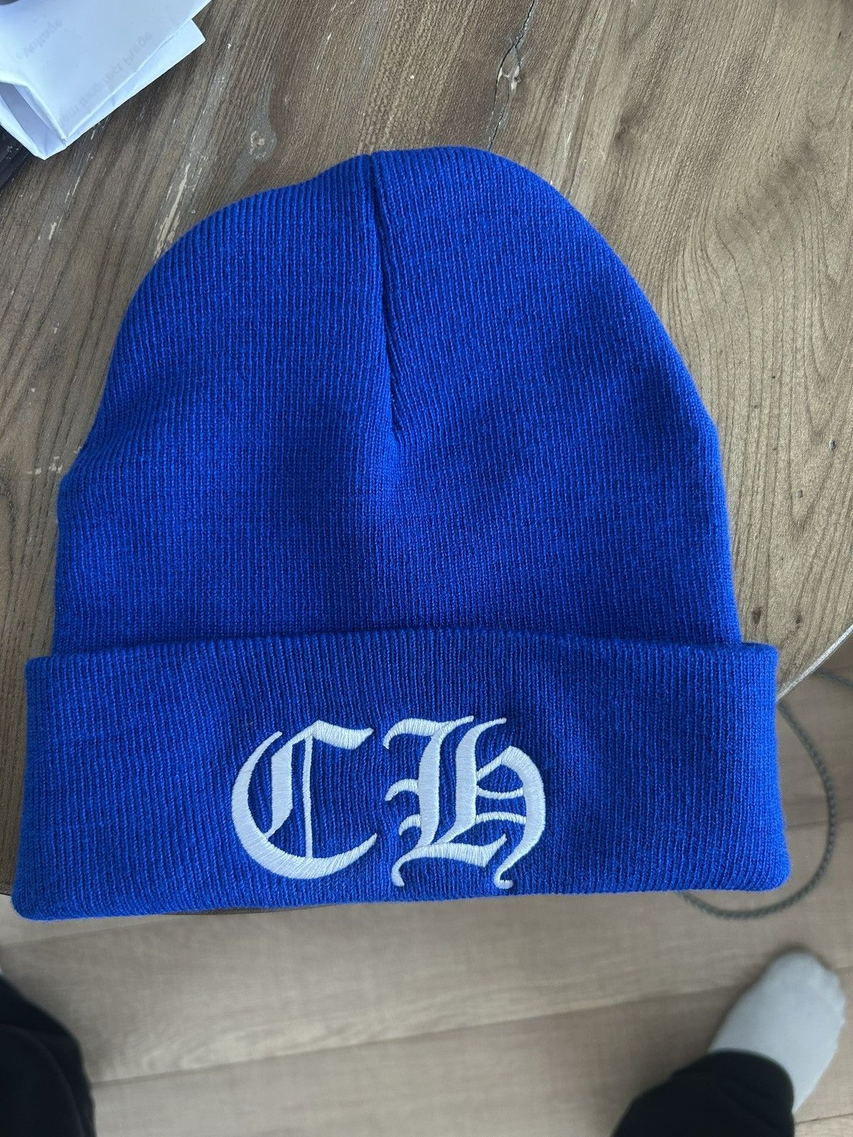 Chrome Hearts Blue Chrome Hearts Beanie Size ONE SIZE - 1 Thumbnail
