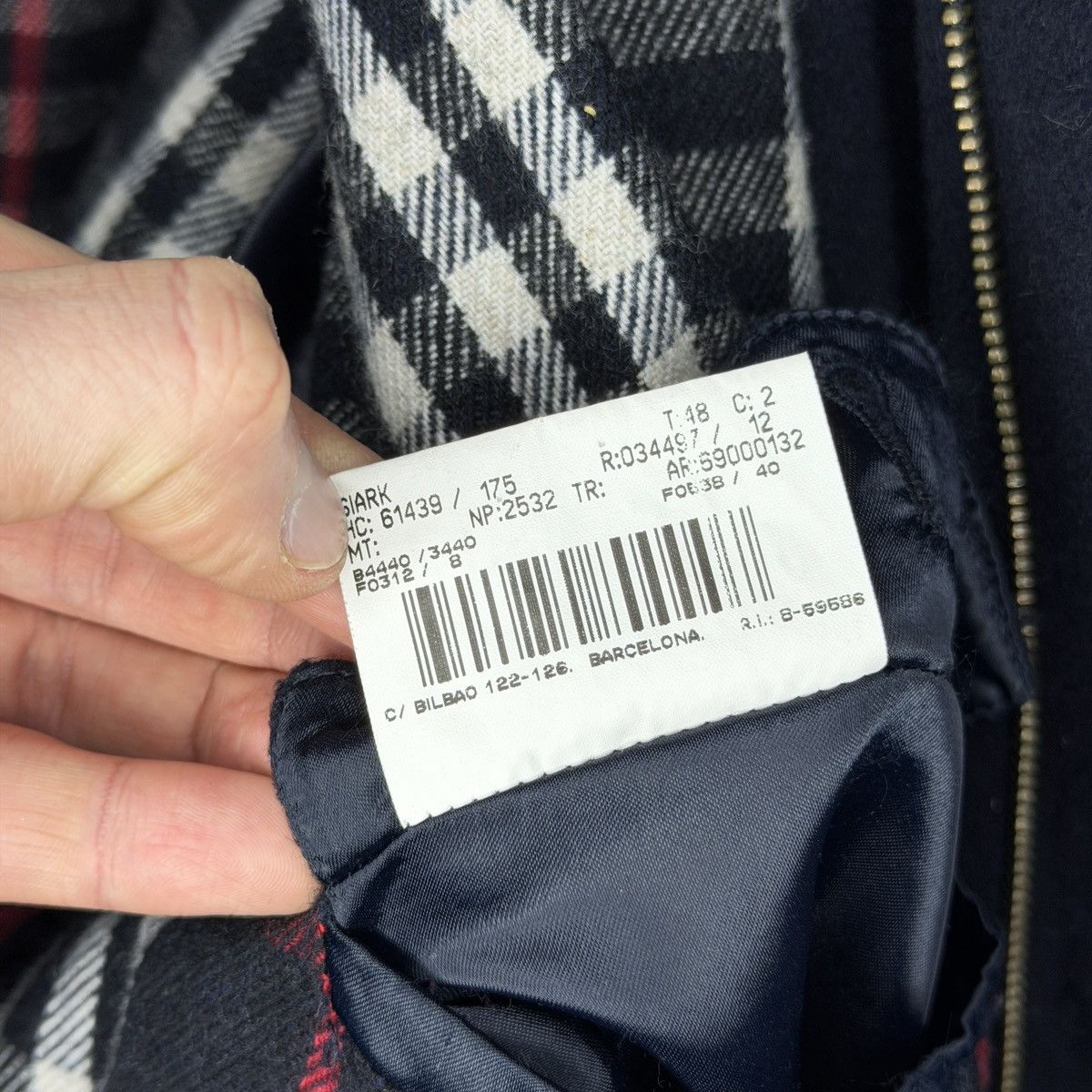Burberry Burberry Wool Navy Coat Size 50 Avant Garde Nova Check Size US M / EU 48-50 / 2 - 16 Thumbnail