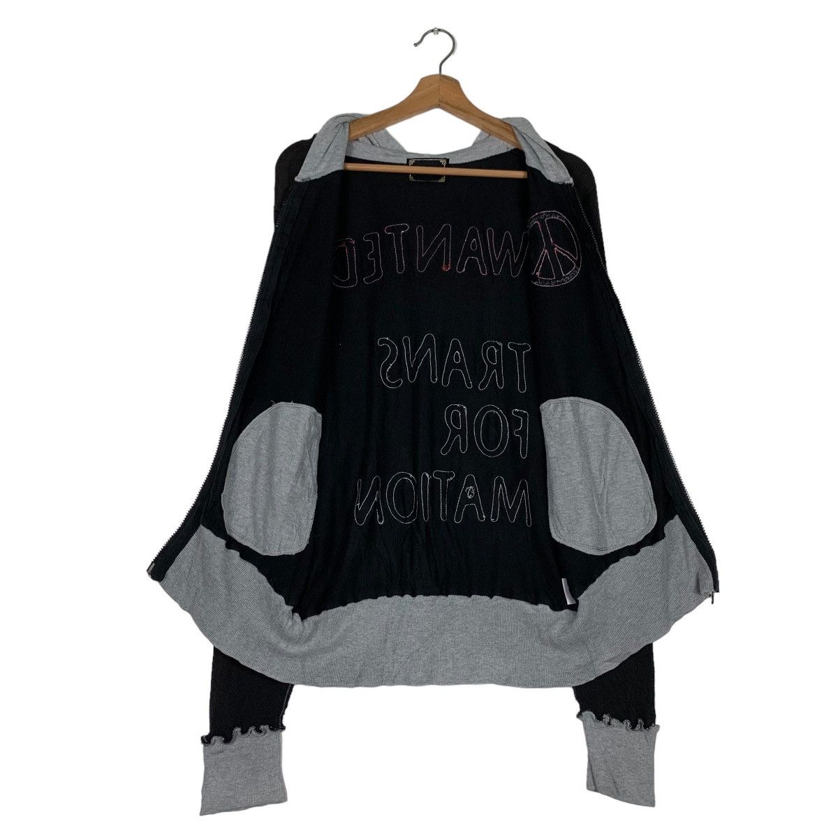 Japanese Brand 291295 HOMME Wanted Transformation Hoodies #0830-C37 Size US M / EU 48-50 / 2 - 14 Thumbnail