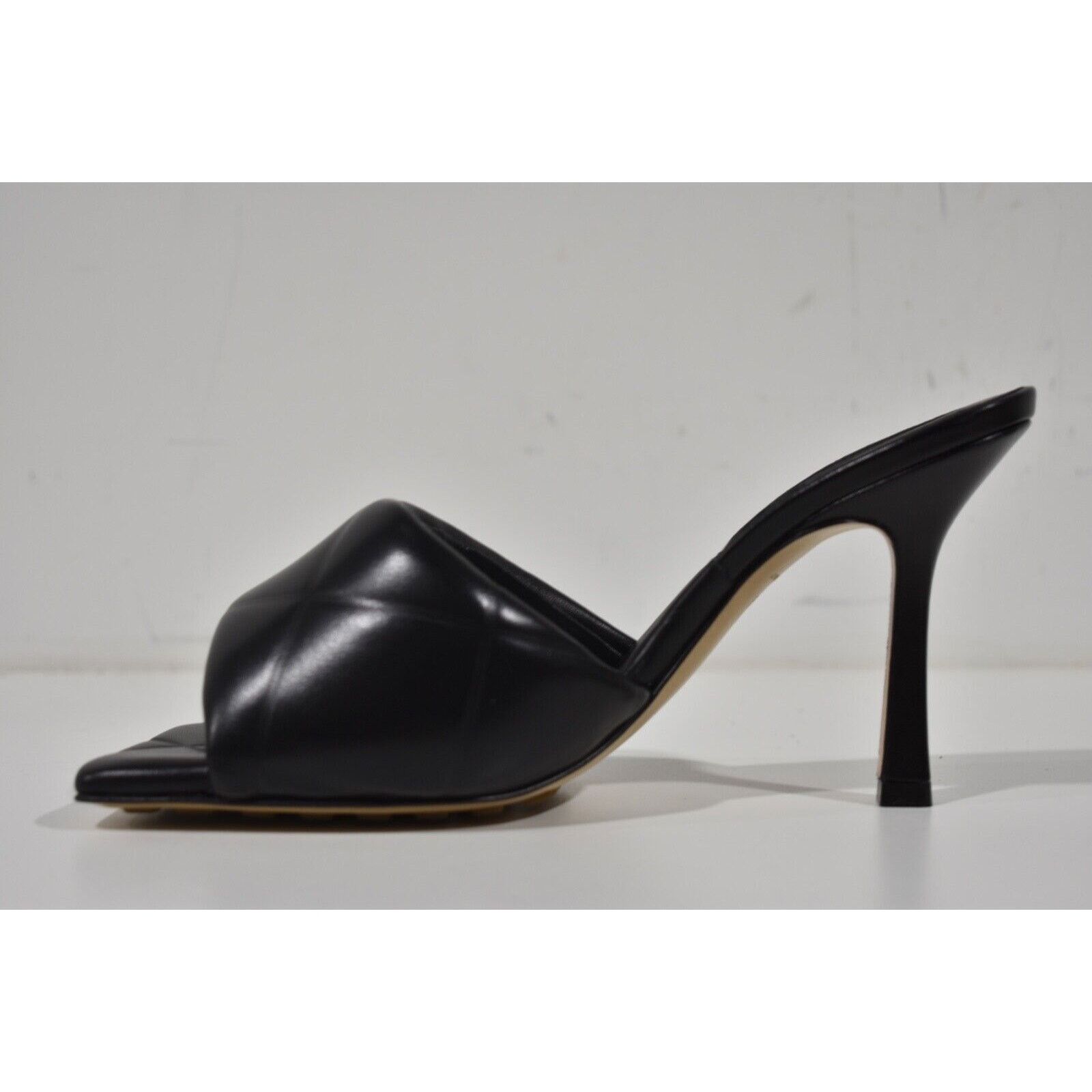 Bottega Veneta Rubber Lido Square Toe Backless Sandal Mule Heel Pump 37.5 Size US 7.5 / IT 37.5 - 11 Thumbnail