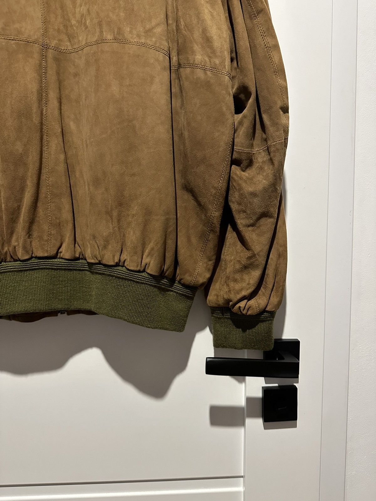 Leather C. Comberti suede bomber brown jacket leather Size US L / EU 52-54 / 3 - 5 Thumbnail