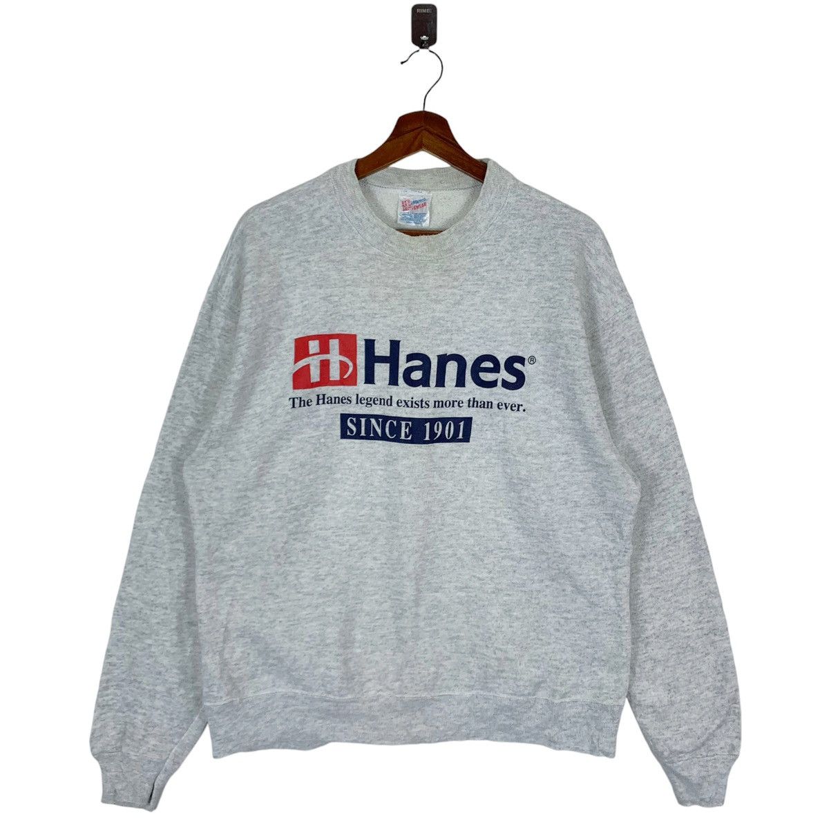 Vintage VINTAGE HANES BRAND TAG CREWNECK Size US L / EU 52-54 / 3 - 1 Thumbnail