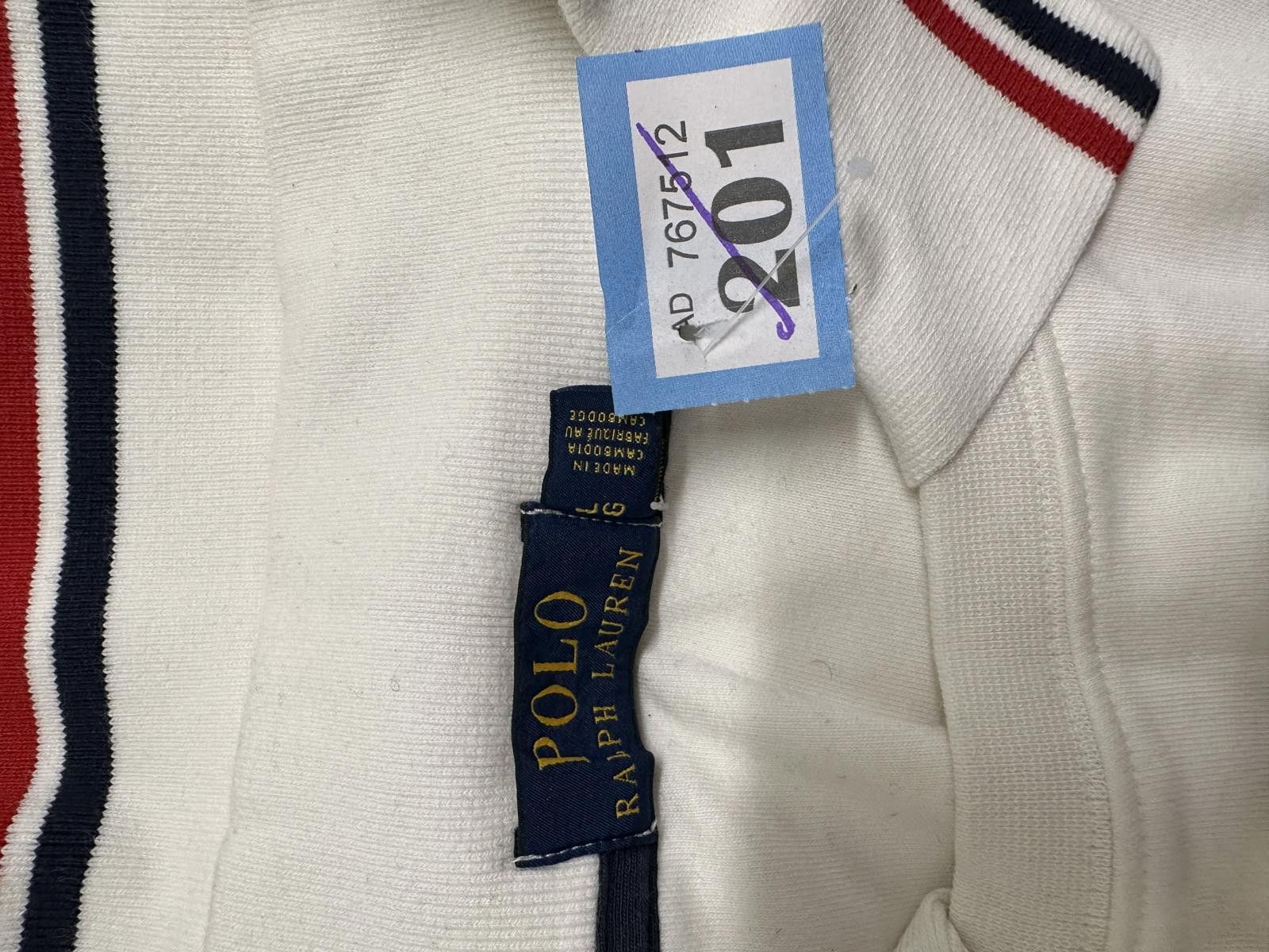 Polo Ralph Lauren Polo Ralph Lauren White Short Sleeve Polo Shirt Size US L / EU 52-54 / 3 - 4 Thumbnail