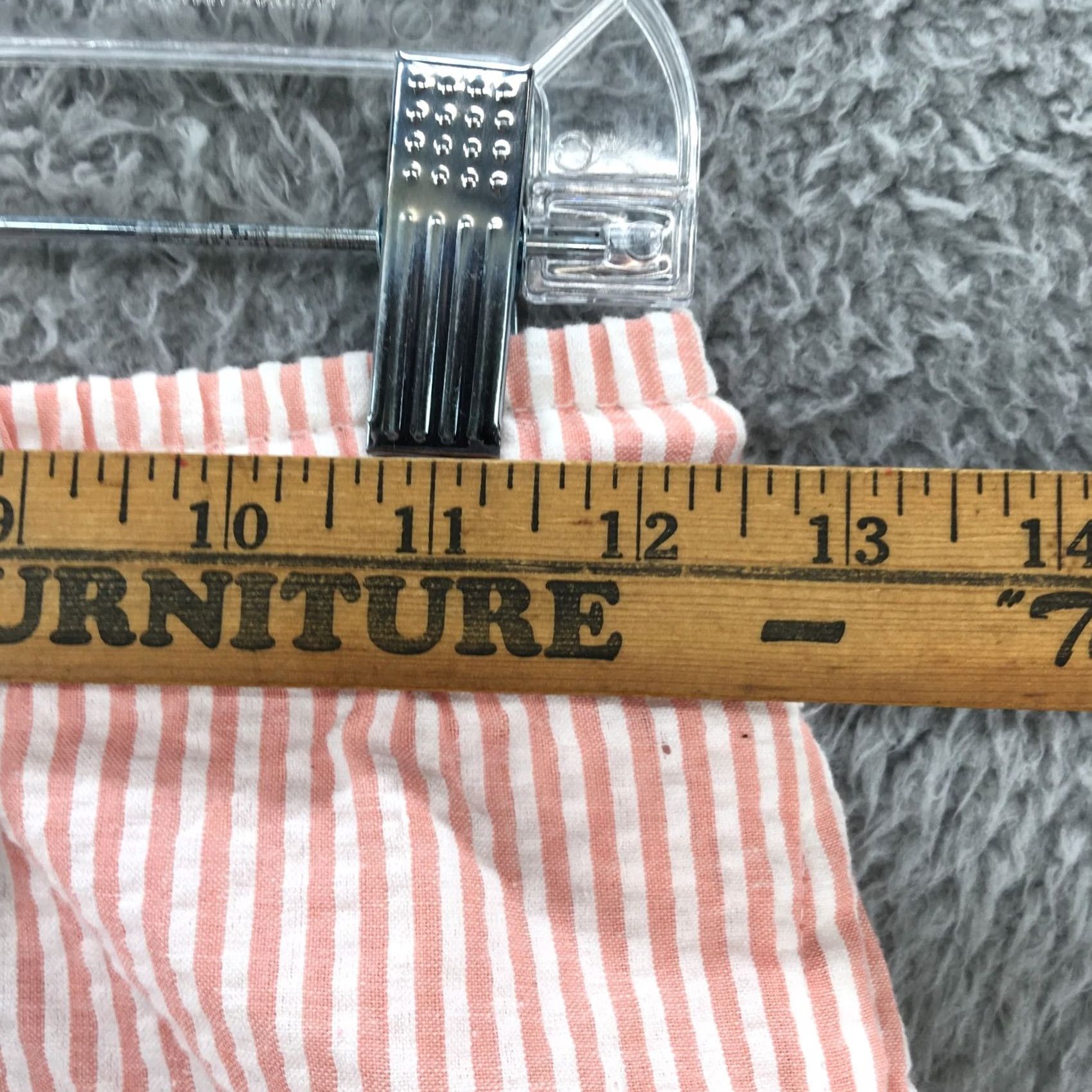 Vintage Beach By Exist Shorts Womens Small Pink Plaid Sweat Mid Rise Drawstring NWT Size 28" / US 6 / IT 42 - 5 Thumbnail