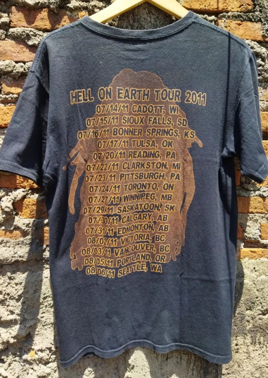 Band Tees ROB ZOMBIE hell on earth tour 2011 Size US M / EU 48-50 / 2 - 2 Thumbnail