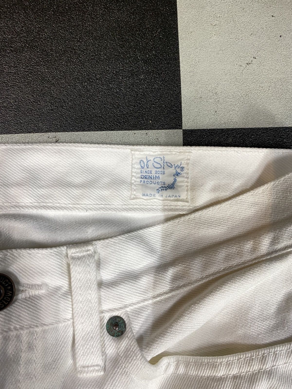 Orslow Orslow 107 Ivy Fit White Denim Jeans Size US 28 / EU 44 - 4 Thumbnail