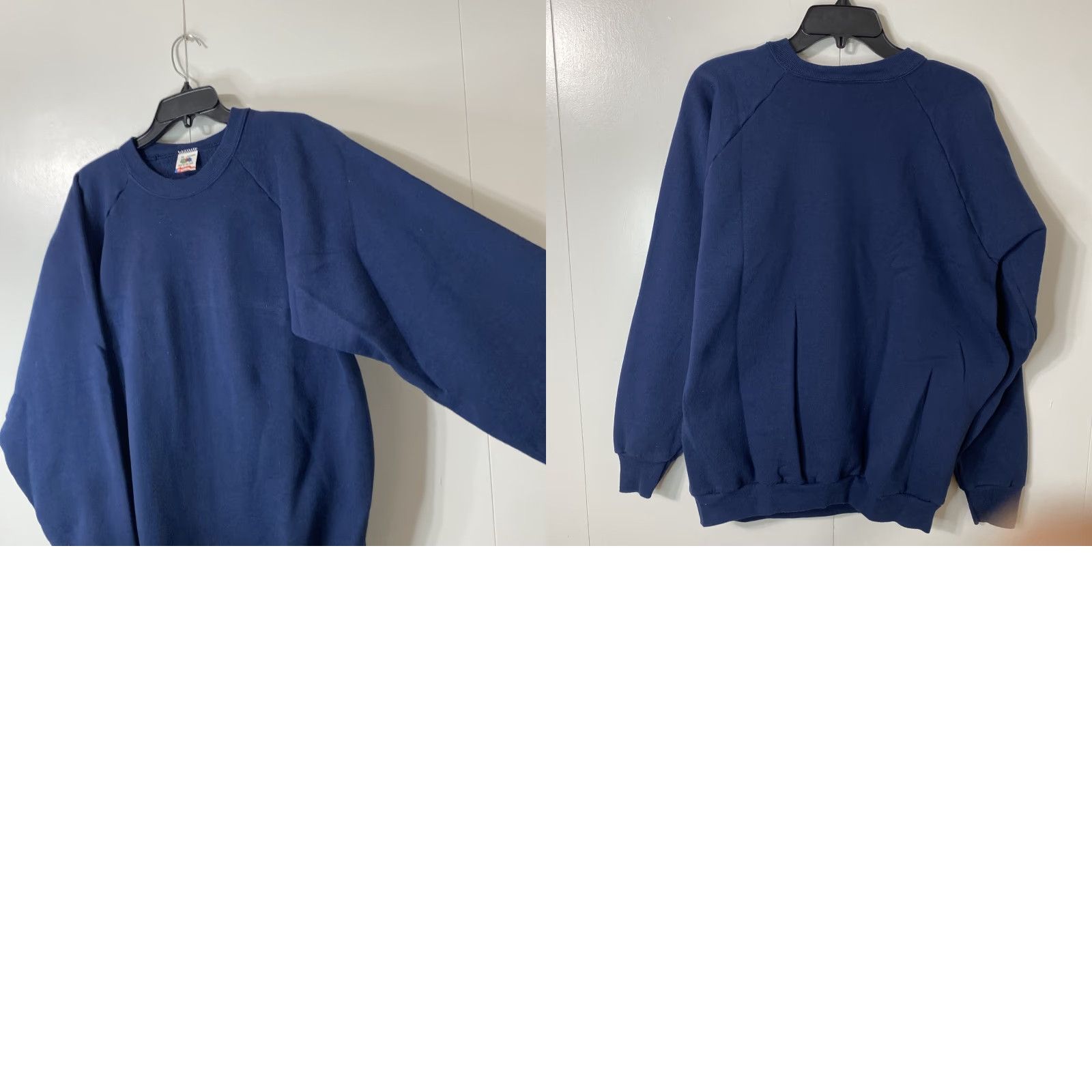 Fruit Of The Loom VINTAGE Fruit of the Loom Sweatshirt 90s Crewneck XL Men Blue Pullover Vintage 90s Theme Size US XL / EU 56 / 4 - 8 Thumbnail