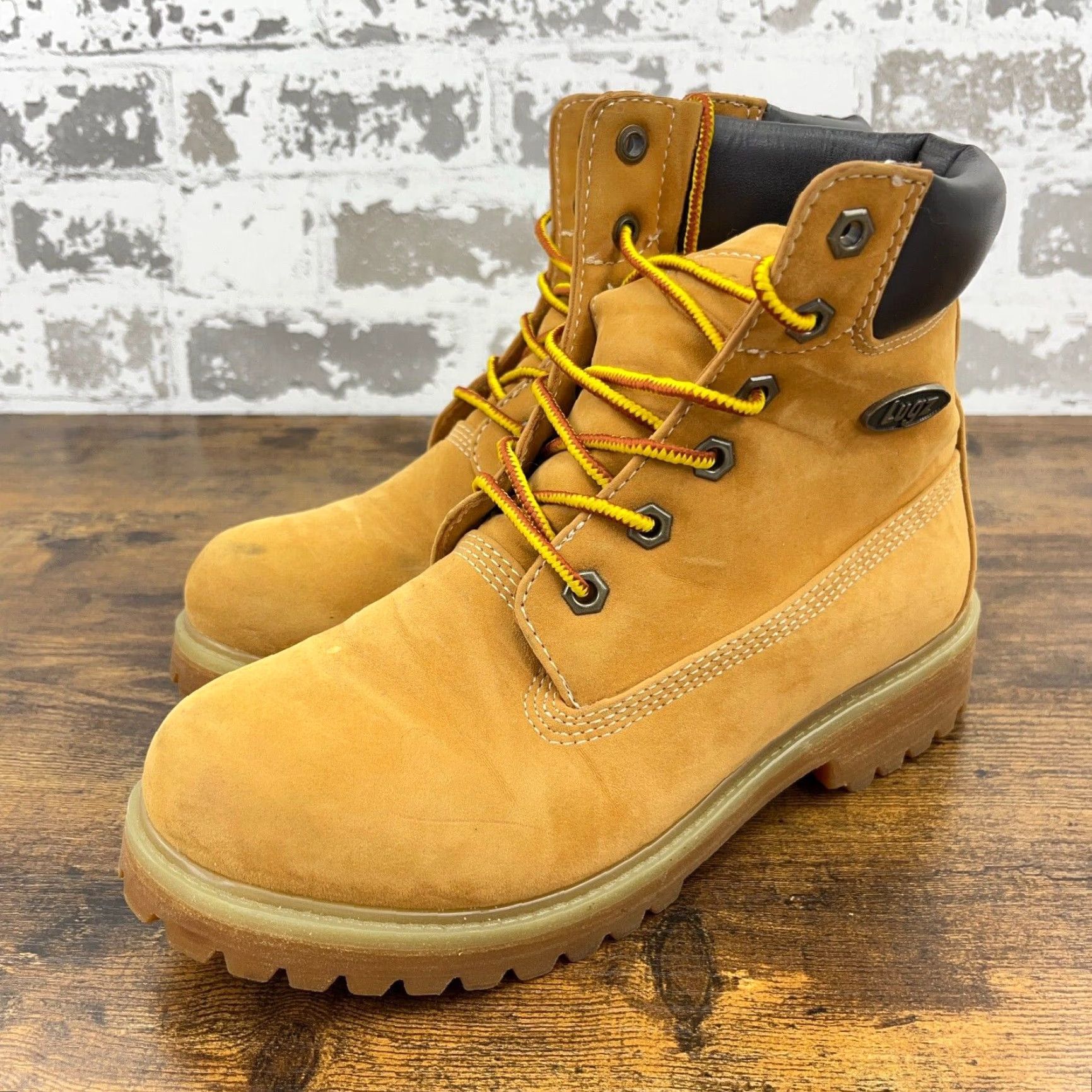 Lugz LUGZ Convoy Lace Up Boots Women 6.5 Wheat Brown Workwear Casual Ankle Boot Size 6.5 Brown Womens Size US 6.5 / IT 36.5 - 5 Thumbnail