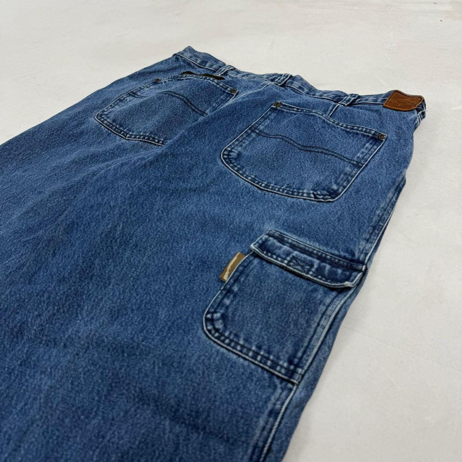 Japanese Brand × Le Grande Bleu (L.G.B.) × Vintage Vintage y2k columbia grunge baggy wide leg stonewash jeans Size US 36 / EU 52 - 2 Thumbnail