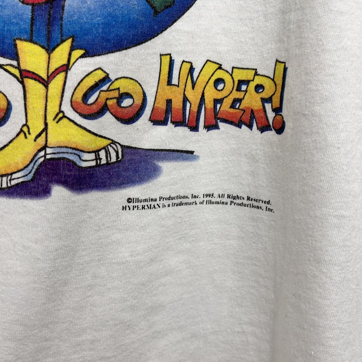 Cartoon Network × Vintage THE ADVENTURES OF HYPERMAN IBM VINTAGE TEE Size US XL / EU 56 / 4 - 3 Thumbnail