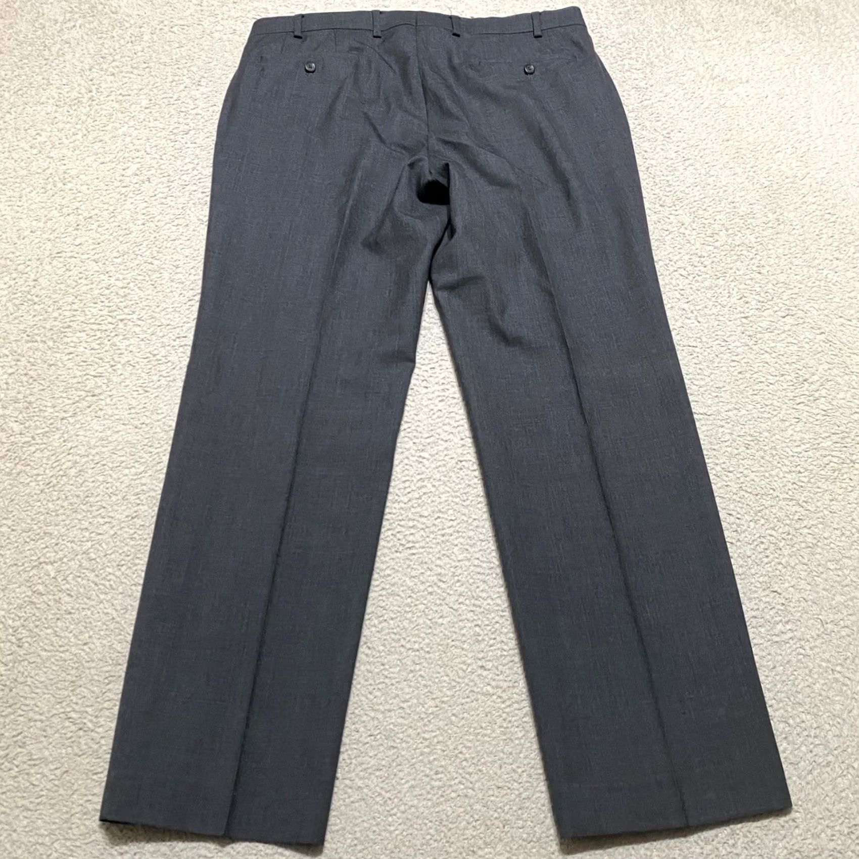 Ralph Lauren Lauren Ralph Dress Mens 36 Gray 36x30 Pants Straight Business Trousers Wool Size US 36 / EU 52 - 2 Thumbnail