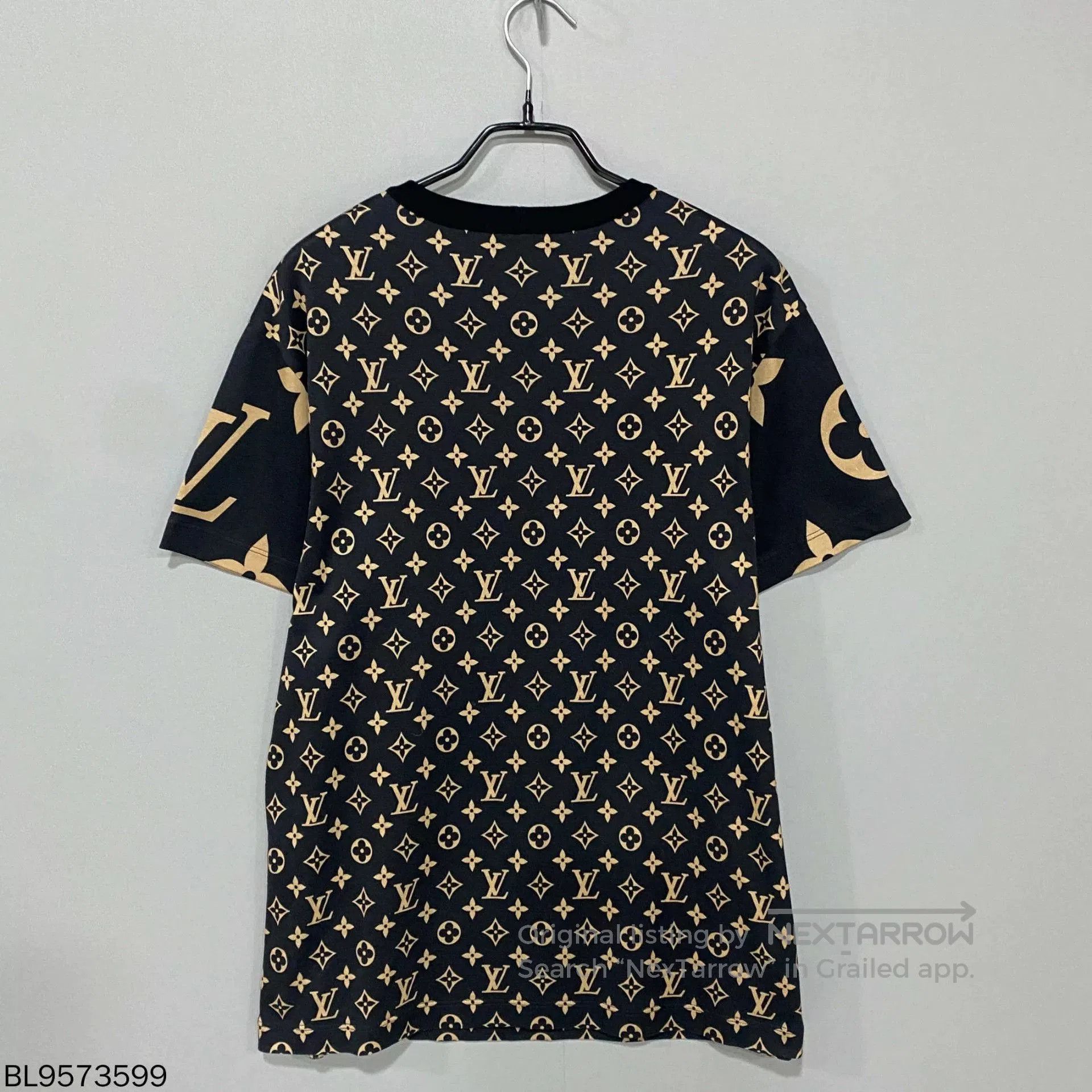 Louis Vuitton Louis Vuitton Black Gold Monogram Short Sleeve. Size US L / EU 52-54 / 3 - 3 Thumbnail