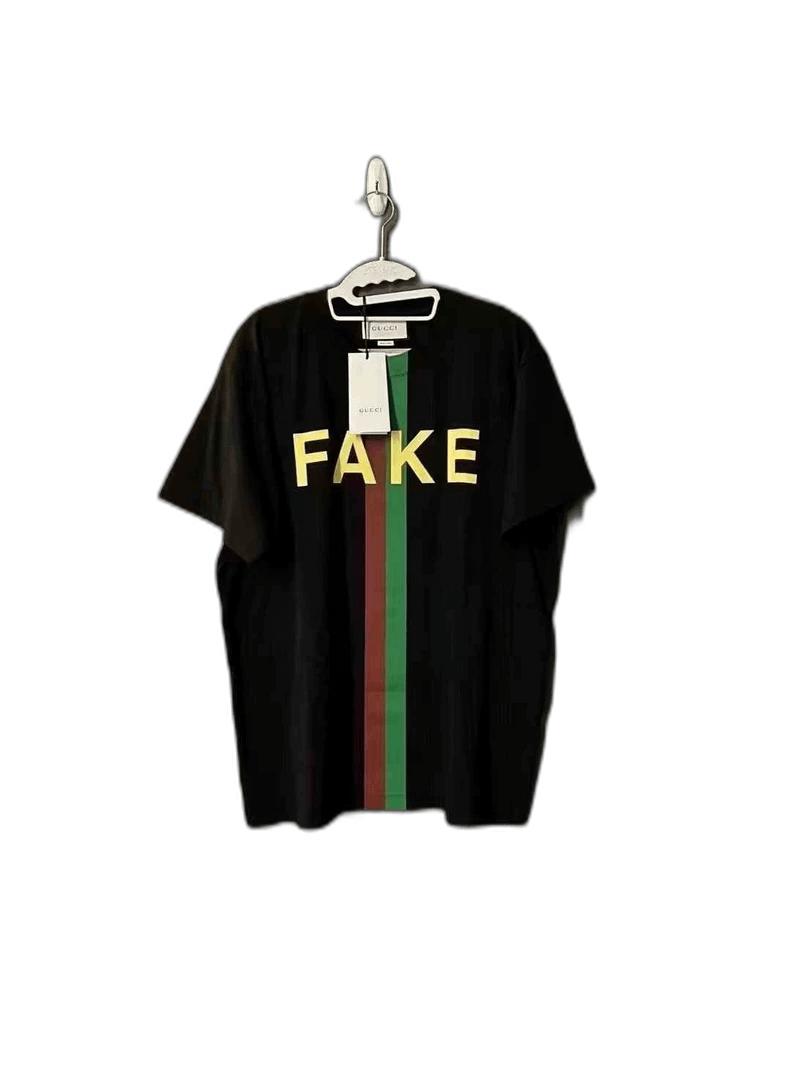 Gucci Gucci Fake Short Sleeve T-Shirt Size US S / EU 44-46 / 1 - 1 Thumbnail