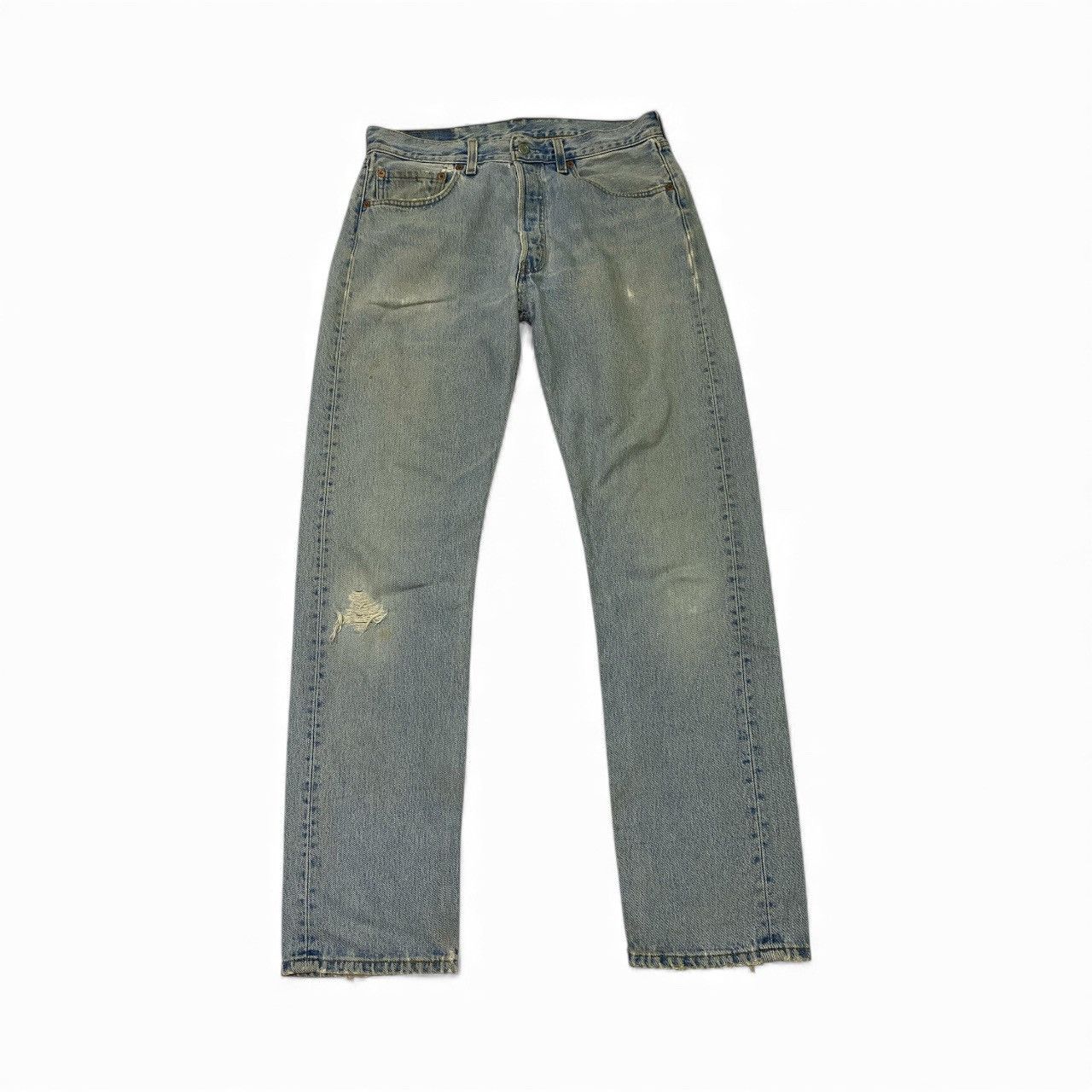 Levi's Vintage Levis 501 made in usa distressed jeans Size US 31 - 4 Thumbnail