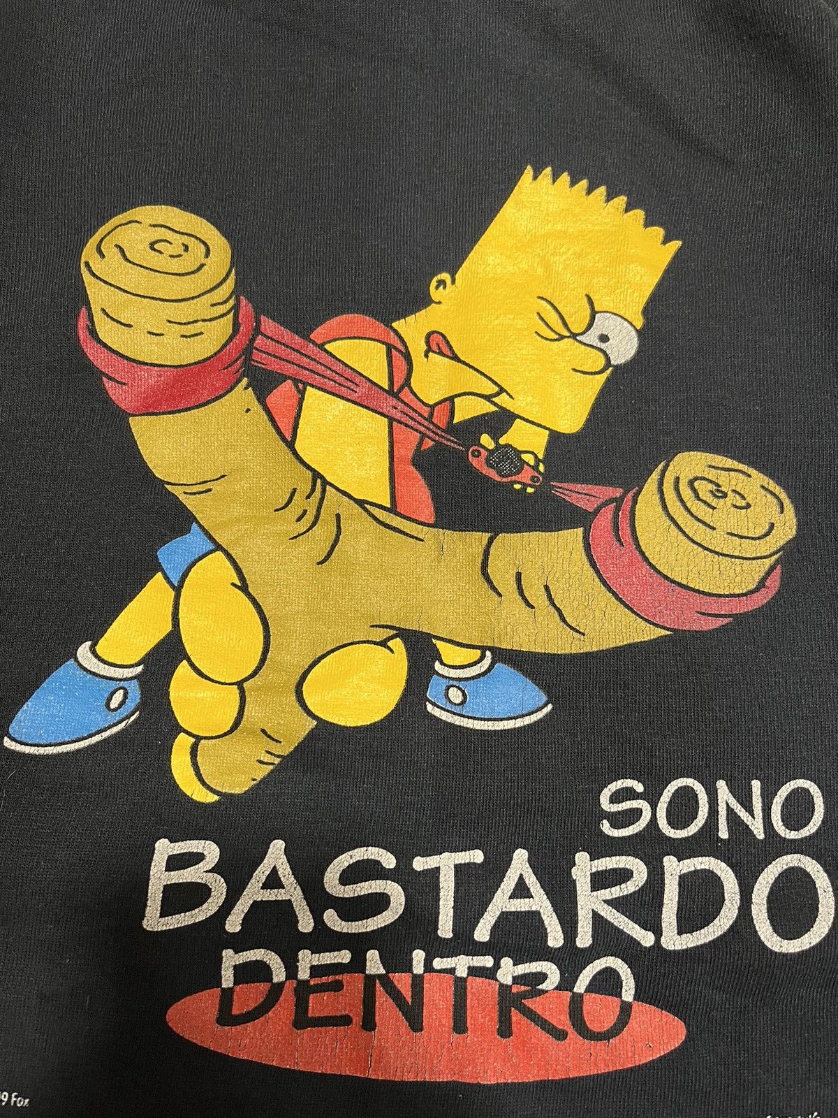 Nickelodeon × The Simpsons × Vintage RARE🔥1999 The Simpson Bart Vintage Oversized Sweatshirt Size US XL / EU 56 / 4 - 6 Thumbnail