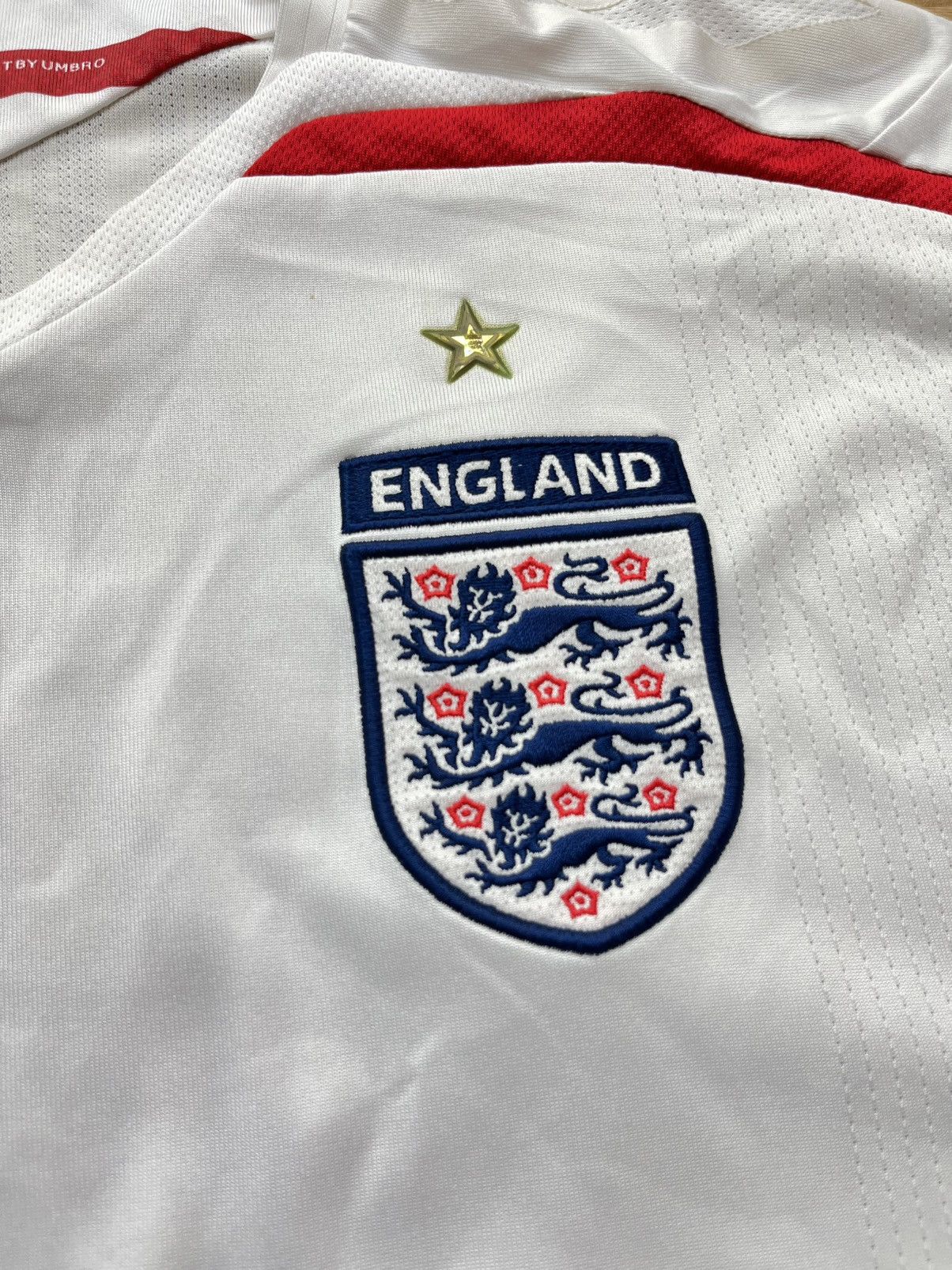 Umbro England 2007-2009 Home Shirt Umbro Soccer Jersey Size 3XL Size US XXL / EU 58 / 5 - 9 Thumbnail