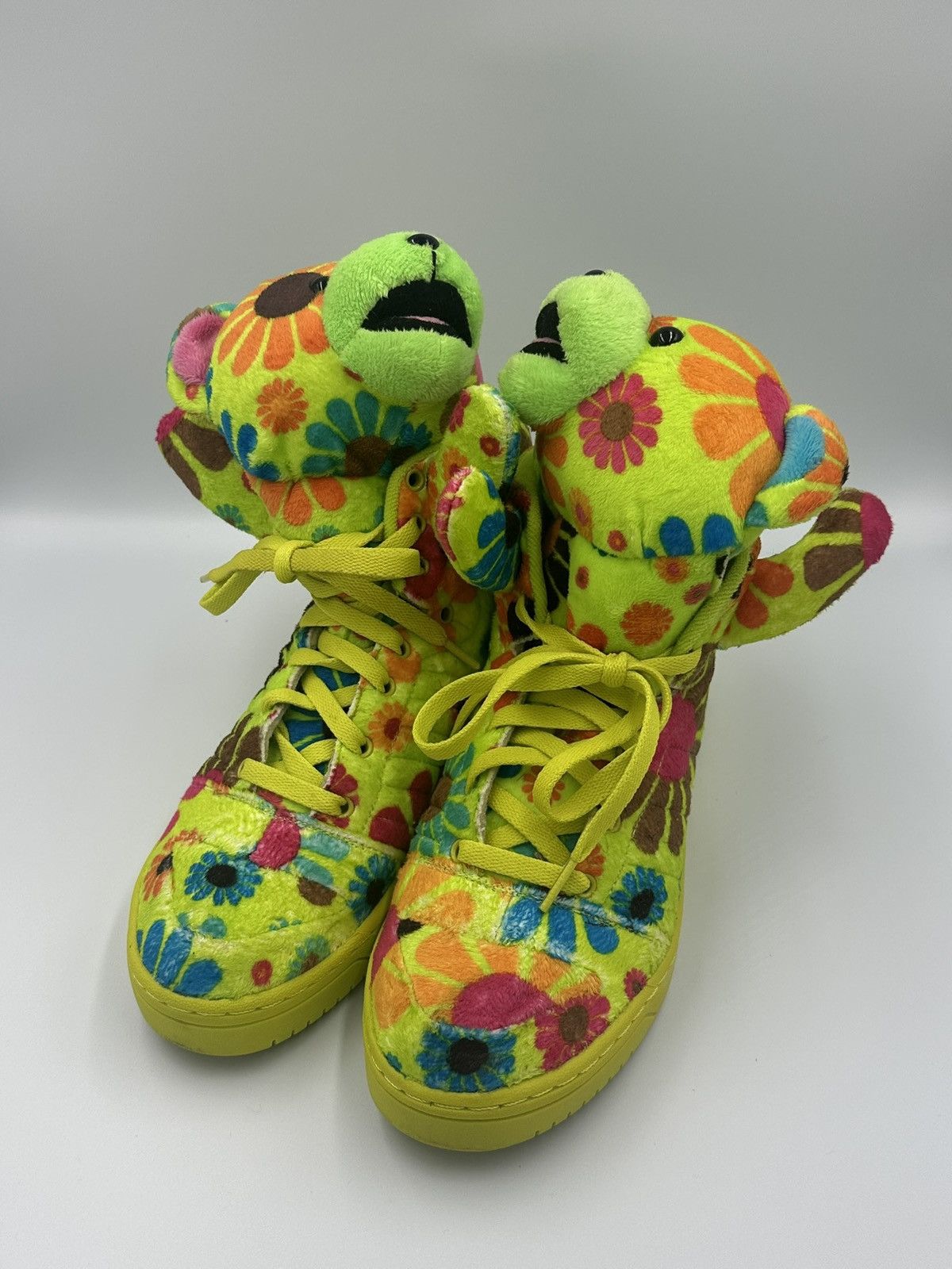 Adidas  Jeremy Scott Adidas Jeremy Scott Pink Dog Poodle Shoes | Grailed