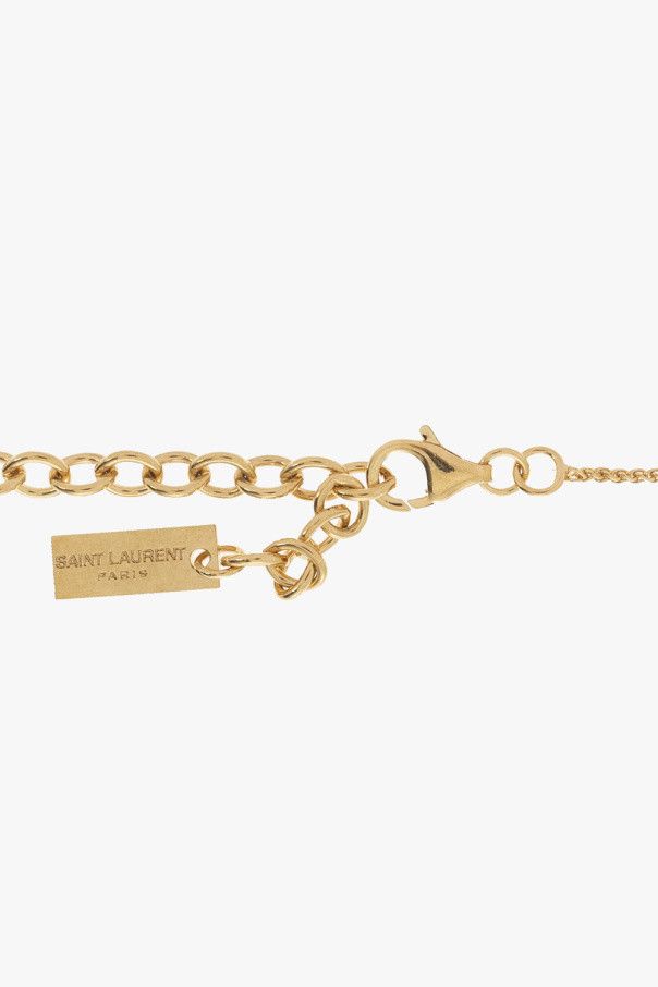 Saint Laurent Paris o1smrcs1224 Size: OS / Love Necklace in Metal in Gold Size ONE SIZE - 4 Thumbnail