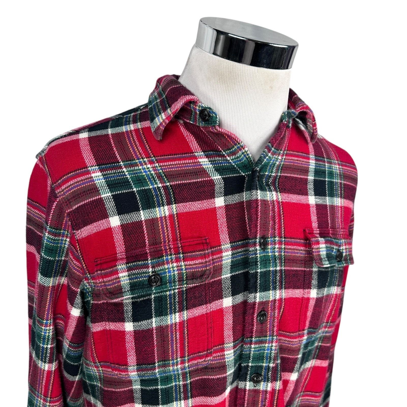 Polo Ralph Lauren Polo Ralph Lauren Flannel Shirt Men's Large Red Button Up Size US L / EU 52-54 / 3 - 2 Thumbnail
