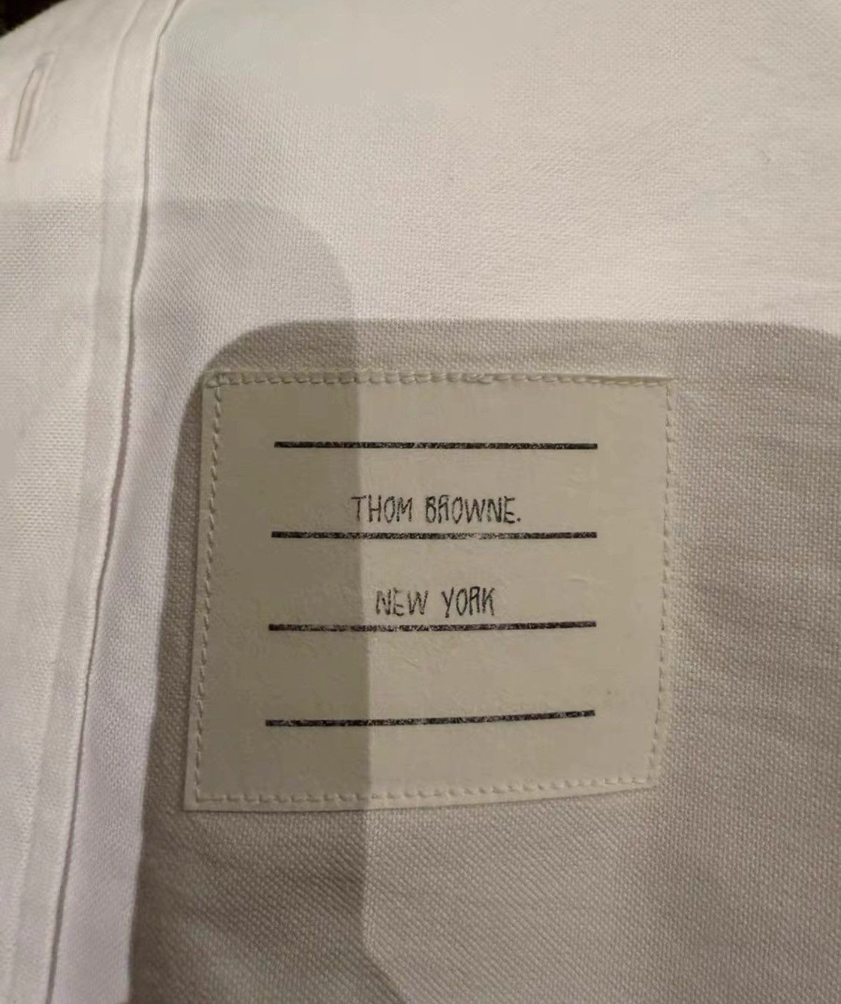 Thom Browne Thom browne White long-sleeved poplin shirt 2504-Nextarrow Size US M / EU 48-50 / 2 - 4 Thumbnail