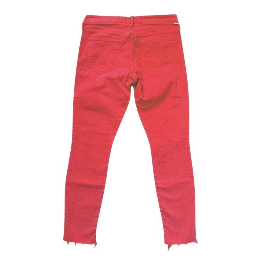 MOTHER Mother Red Jeans | Size 29 Size 30" / US 8 / IT 44 - 2 Thumbnail