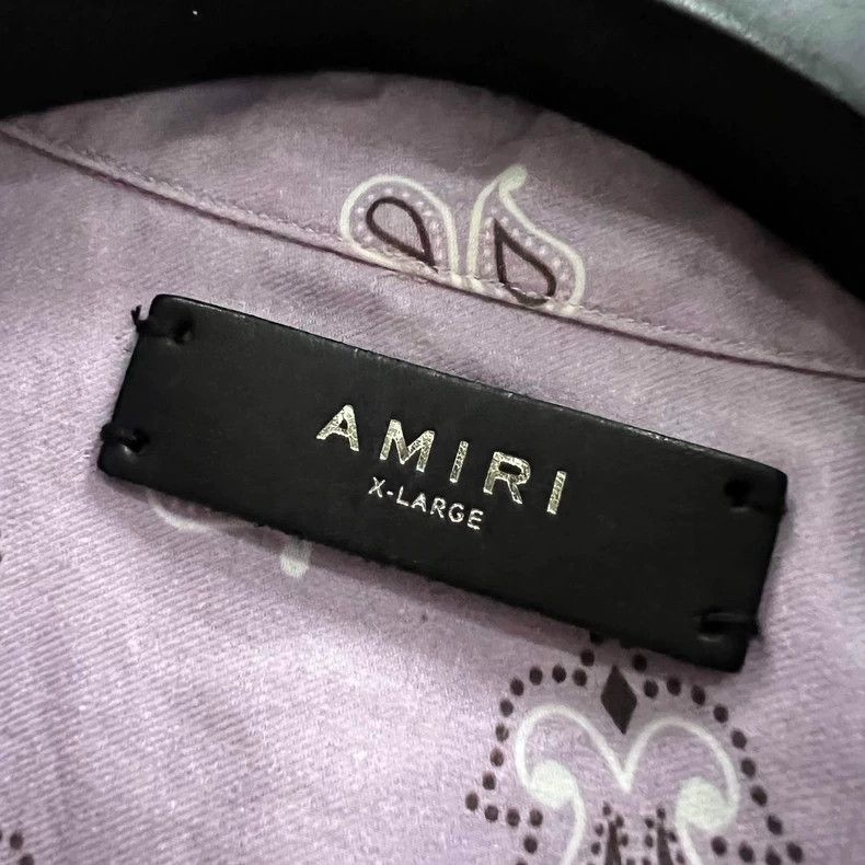 Amiri Amiri Pink Pineapple Flower Shirt Size US XL / EU 56 / 4 - 2 Thumbnail